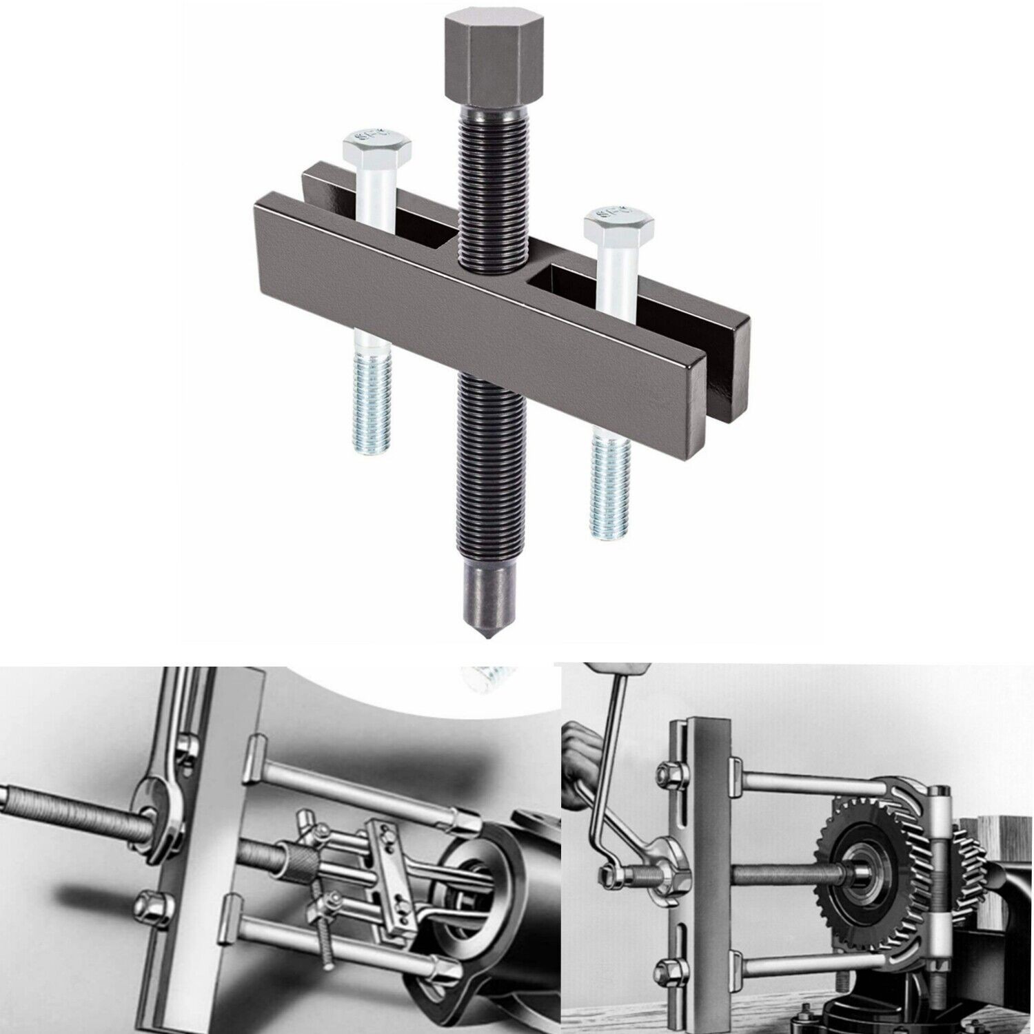 7393 Gear And Pulley Puller & Large Gear 522 And Pulley Puller With Tapped Holes