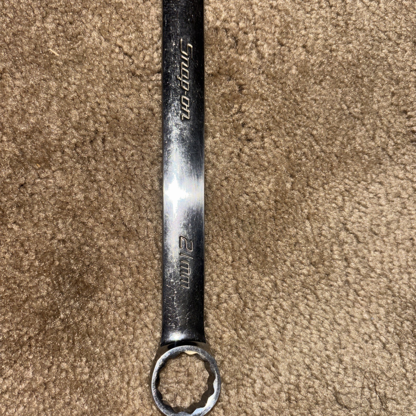 Snap On 21MM 12 Point Metric Chrome Combination Wrench OEXM210B