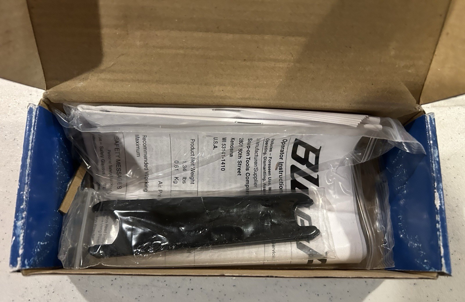 NOS. Blue Point AT115 1/4″ Medium Straight Die Grinder 22,000 RPM