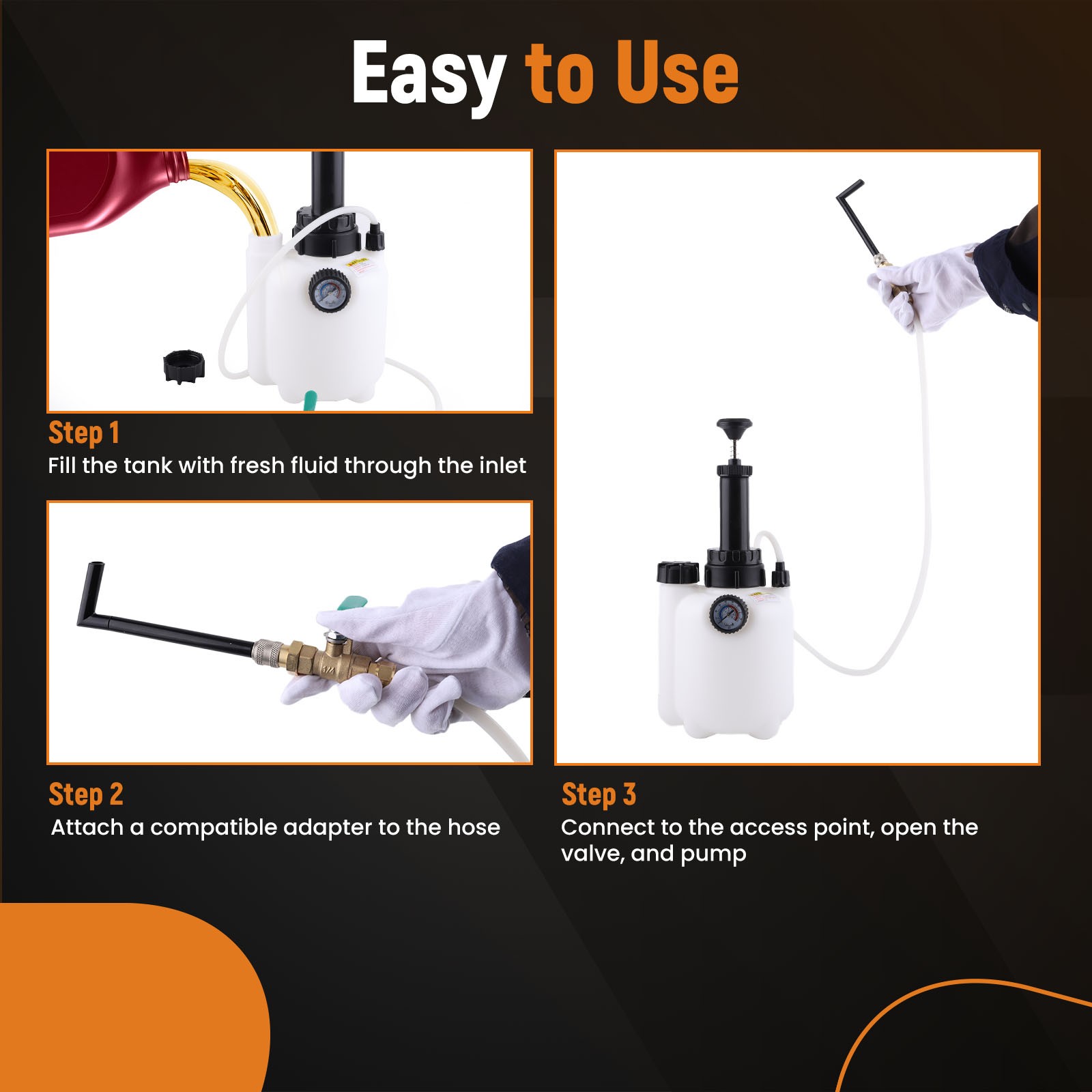 Manual Transmission Tools Fluid Oil Filling Filler System Fluid Transfer set 3L