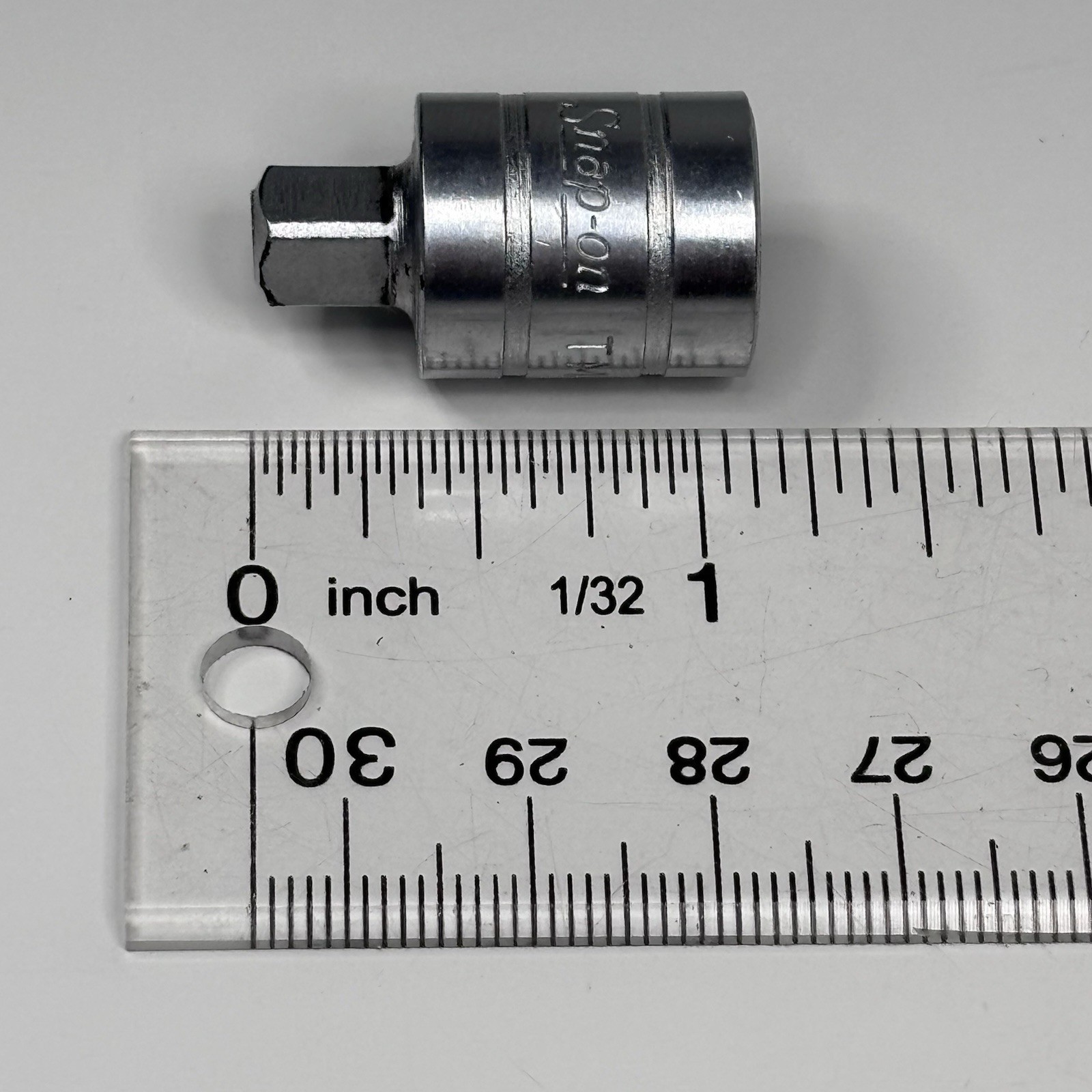 Snap On TM1 3/8 Dr Female To 1/4 Dr Male Friction Ball Socket Adapter VTG USA