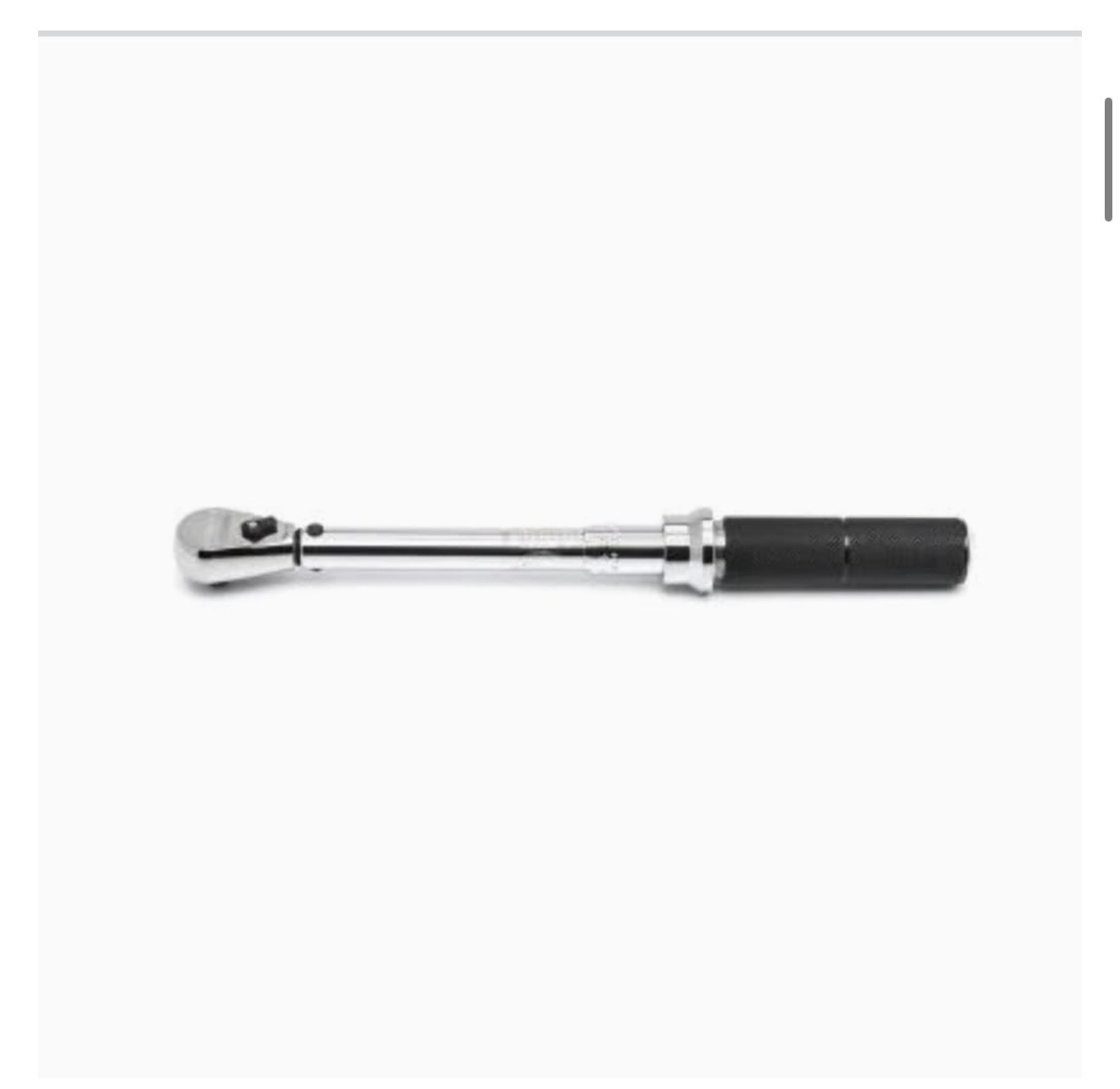 GEARWRENCH 1/4″ Drive Micrometer Torque Wrench 30-200 in/lbs. 85060
