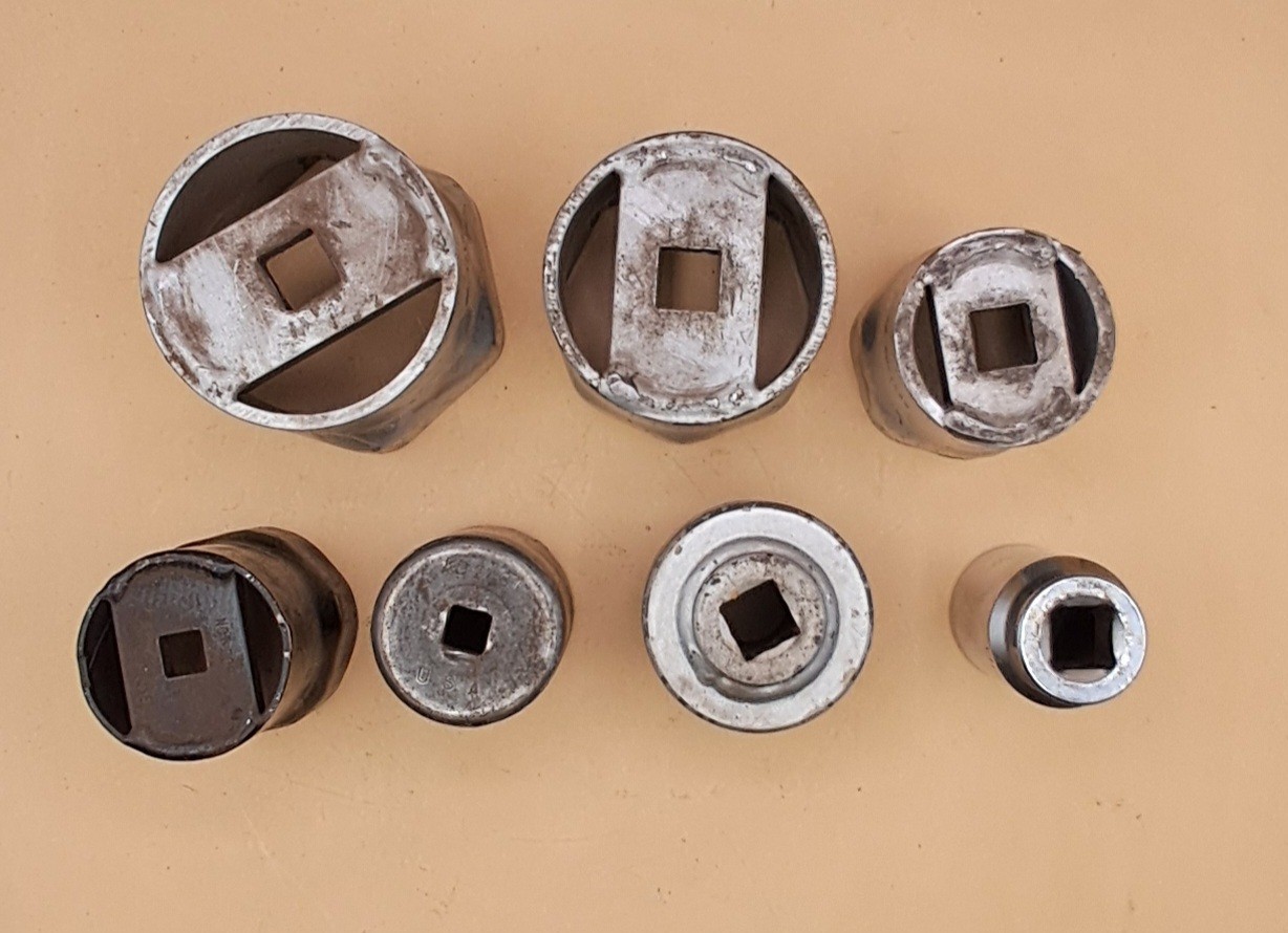 7 PIECE HEAVY DUTY AXLE NUT SOCKET SET