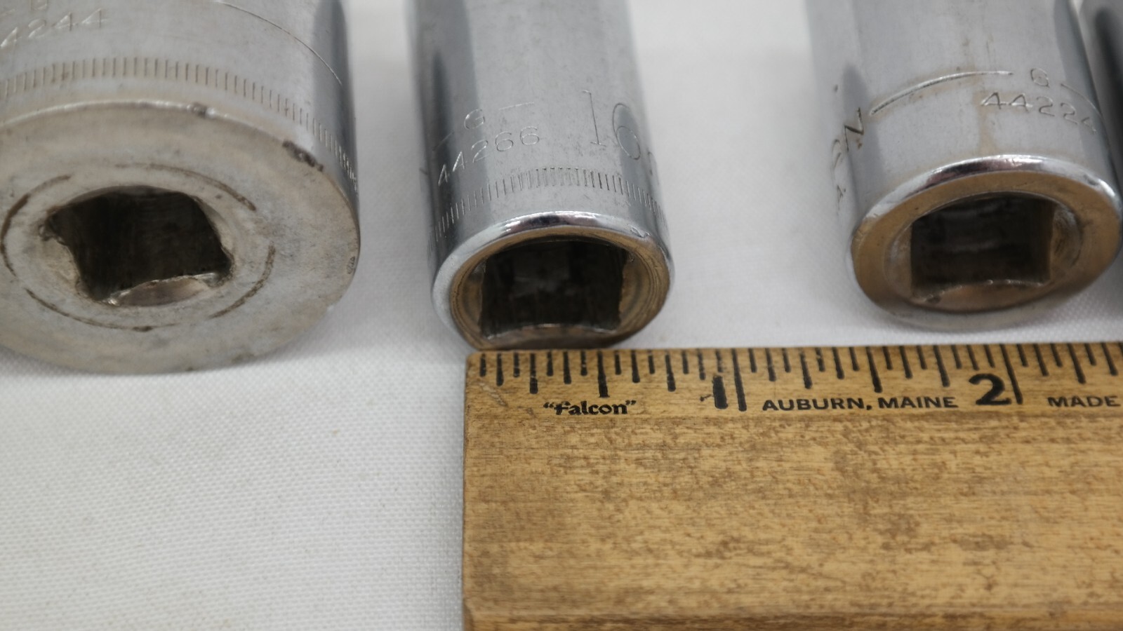 Craftsman 12 & 8 Pt 1/2″ Drive Sockets 30 32 16mm 5/8 9/16 1/2″ Mixed Lot of 6
