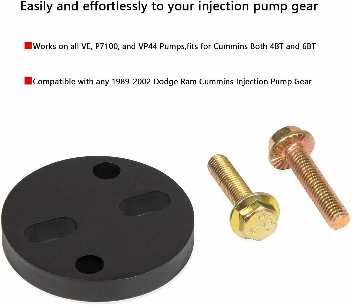 Injection Pump Gear Tool for Dodge Ram Cummins Diesel Engine 3.9L 5.9L 6.7L 8.3L