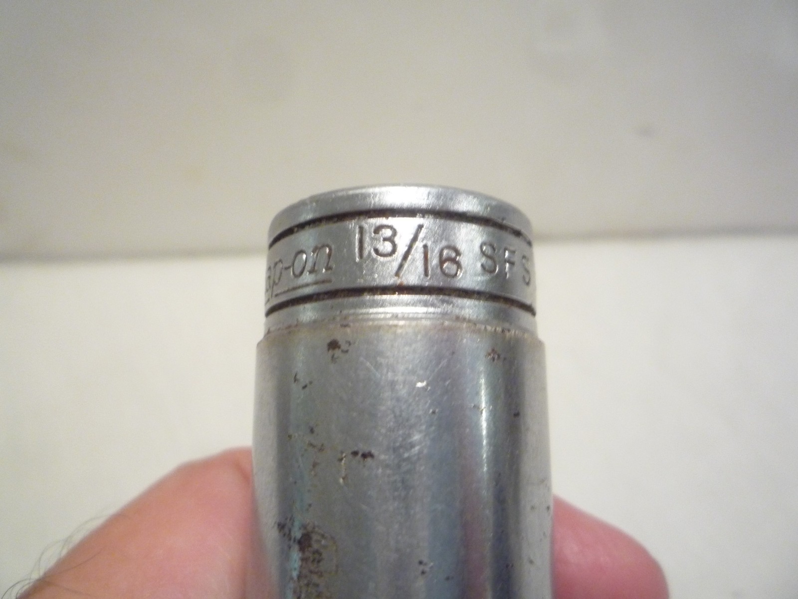 Snap-on Tools 13/16″ SAE Deep Socket SFS261 USA 3/8″ Drive 6-Point