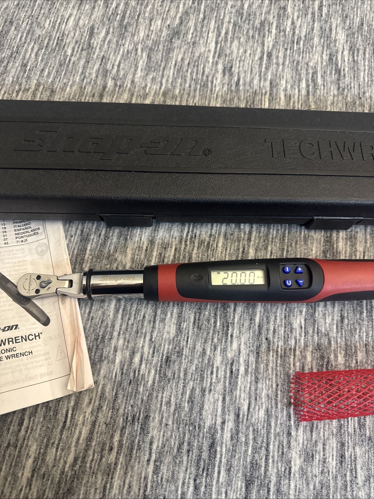Snap-on TECH1FR240 1/4″ Drive Flex-Head Techwrench Torque Wrench 240 IN-LB