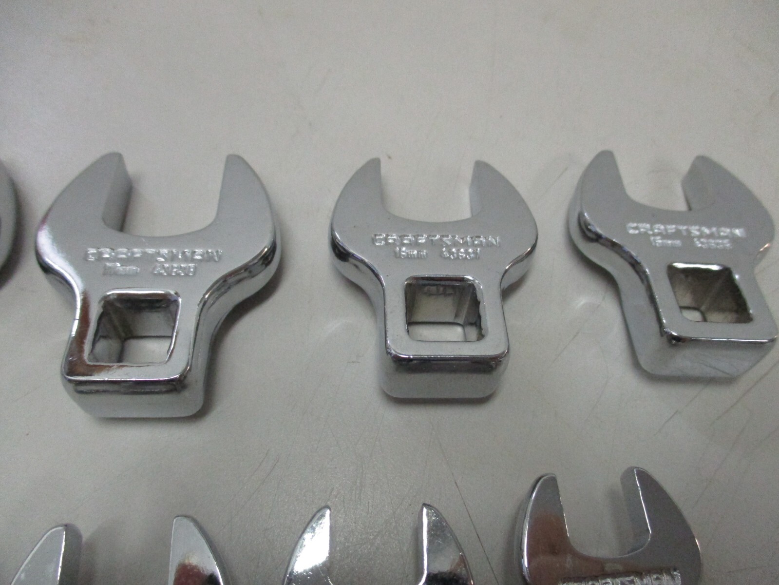 Craftsman 10pc 3/8 Drive Metric Crowfoot Wrench Set 10mm thru 19mm