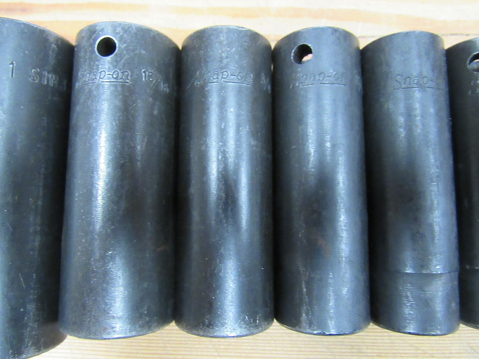 Snap On SIM120-320 1/2″ Drive 9 piece Impact Deep Socket Set 3/8″- 1″ 6 pt