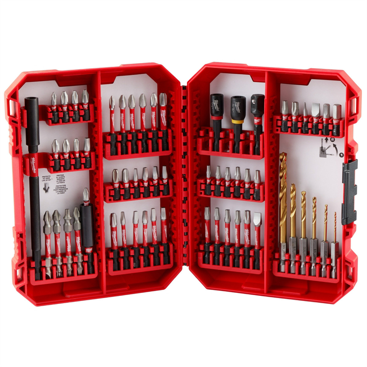 Milwaukee Tool SHOCKWAVE Impact Duty Drill & Drive Set – 60PC