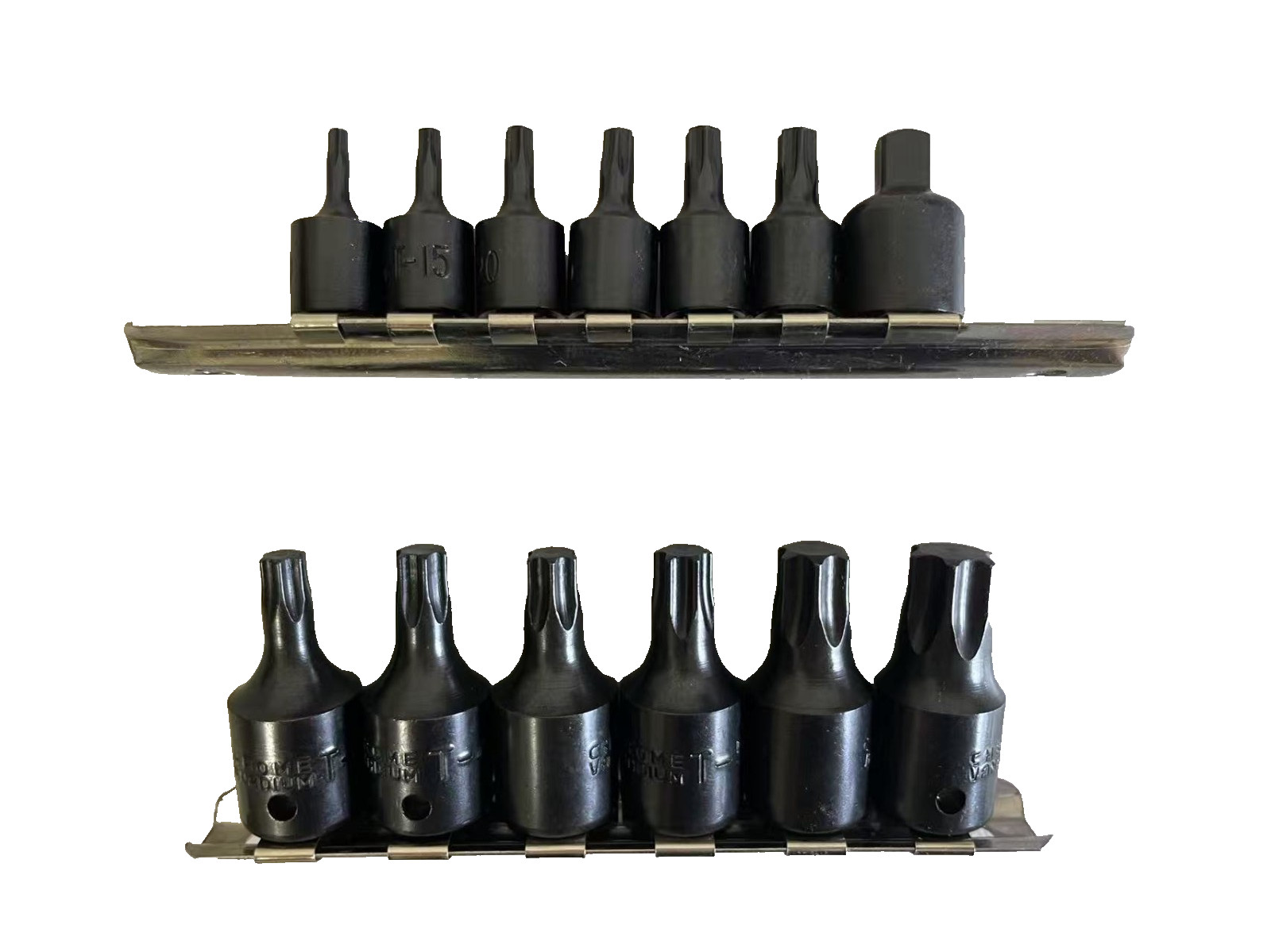 CLEARHOUSE!! 15pc. 1/4» and 3/8» Dr Star Bit Socket Set