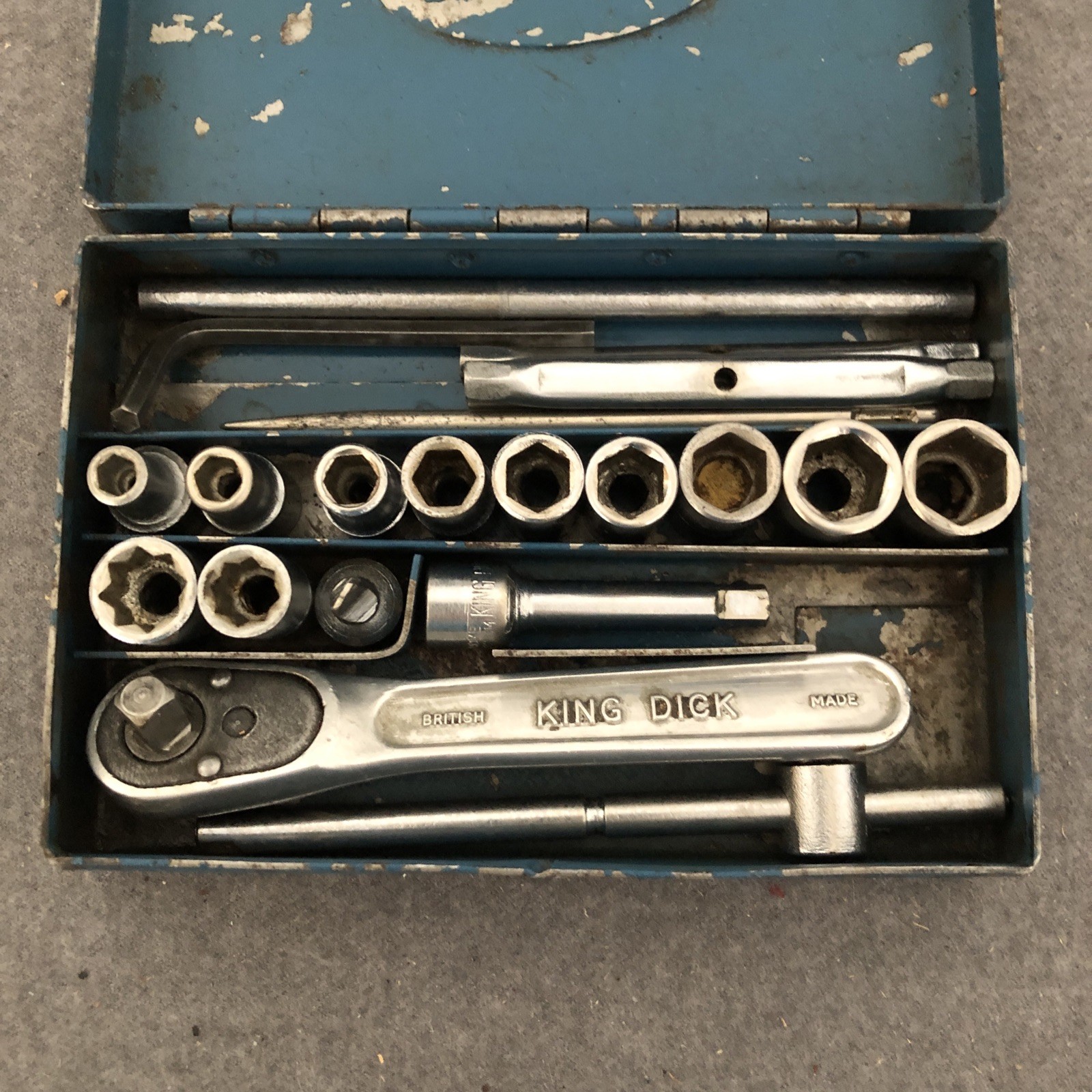 Vintage King Dick 1/4 Inch Drive Socket Set
