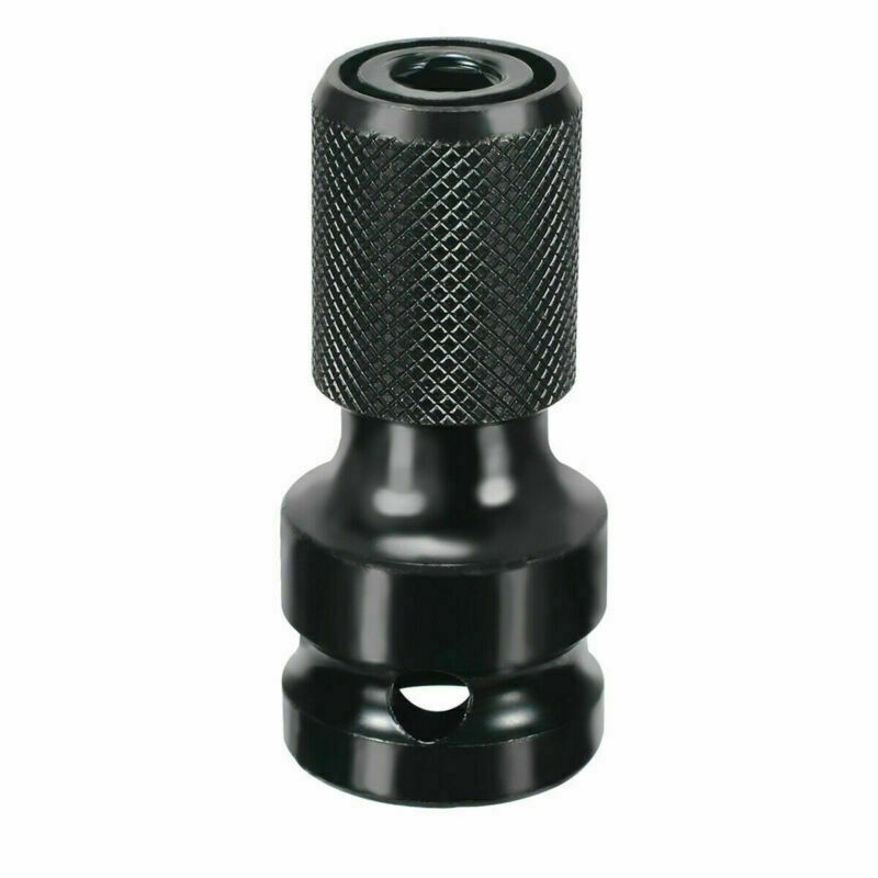 4Pcs 1/2″ Drive To 1/4″ Socket Adapter for IMPACT WRENCH Hex Drill Chuck Convert