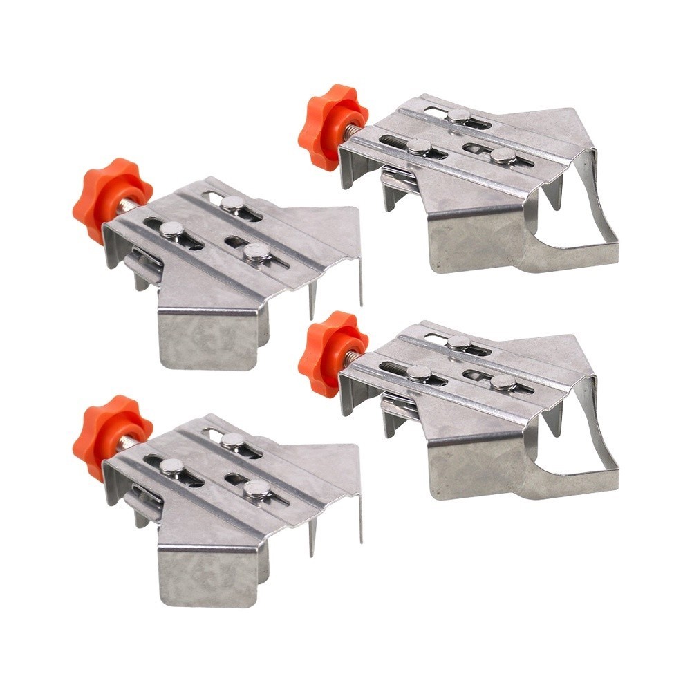 Woodworking Corner Clamp Set 4Pcs 90 Degree Stainless Steel Construction