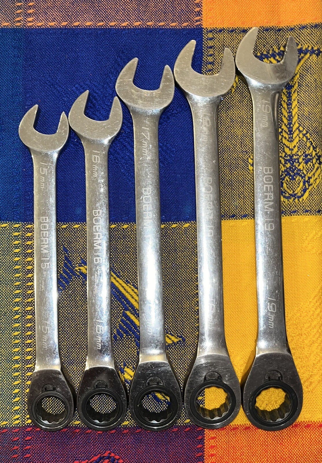 Blue Point Metric Combination Ratch Reversible Wrench Set BOERM712 14mm Missing