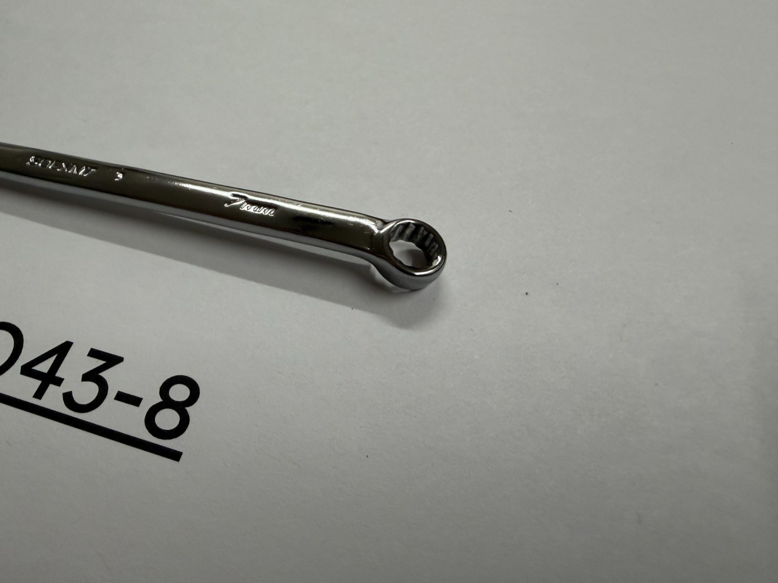 Snap-on Tools USA NEW 7mm Metric Chrome Flank Drive Plus Combo Wrench SOEXM7