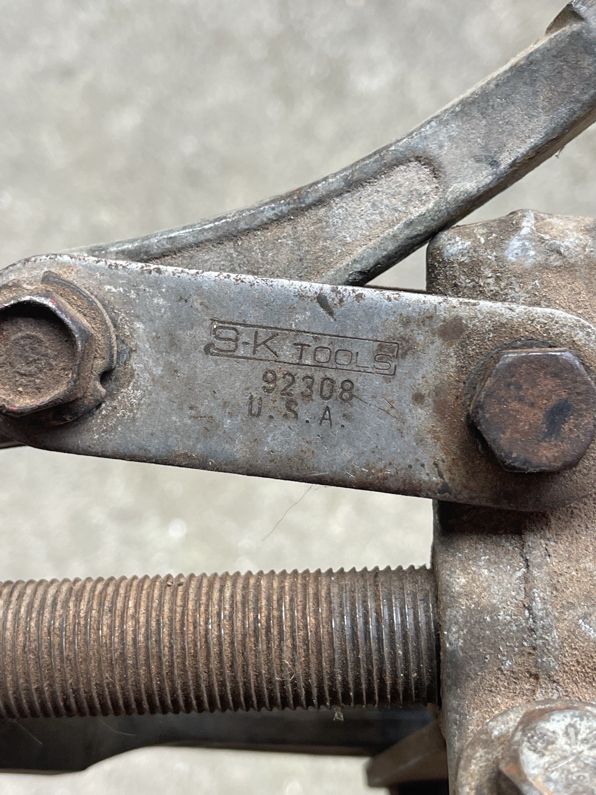 Vintage S-K Tools 92308 3-Jaw Gear Puller Large Made In The USA