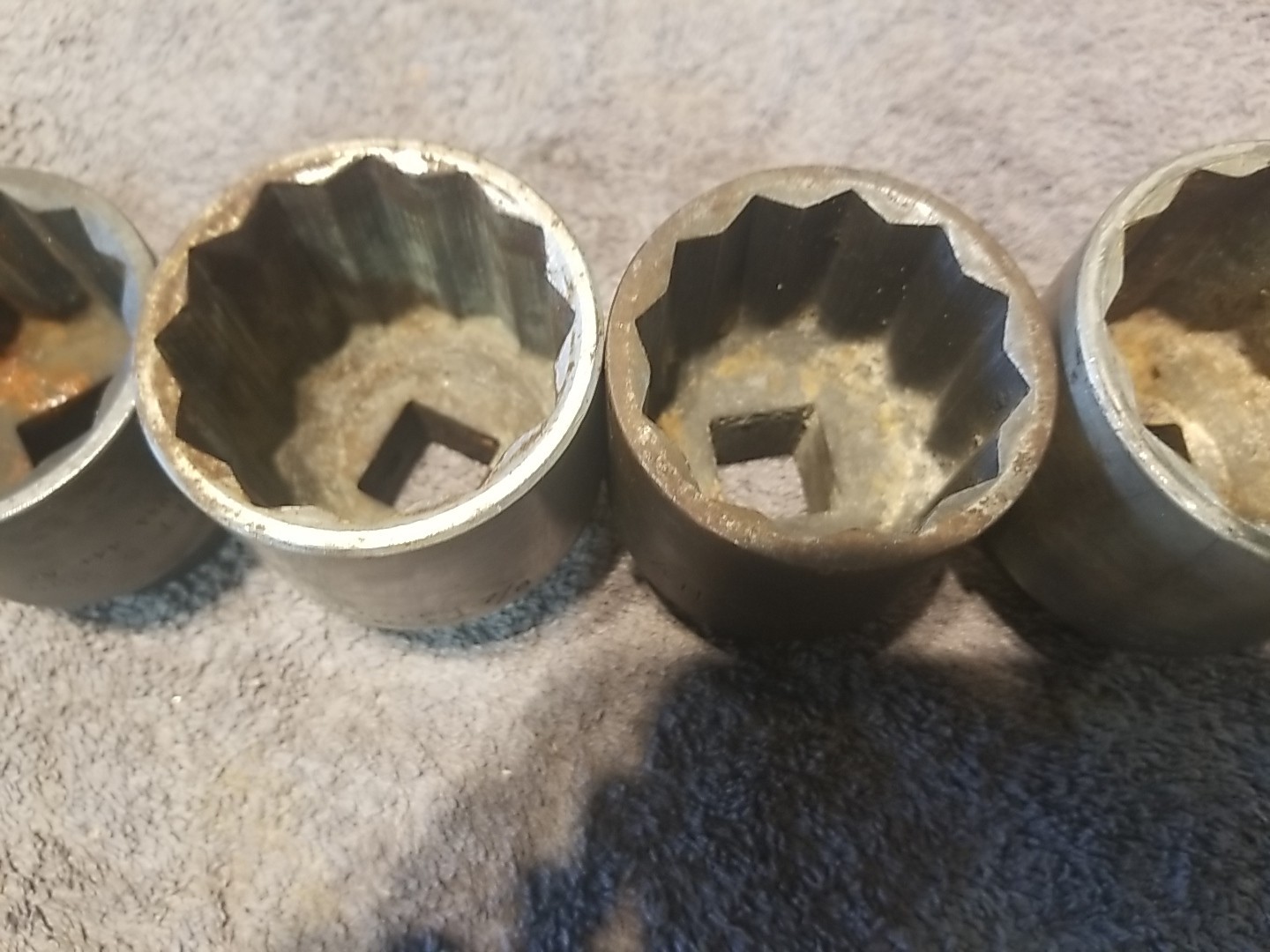 Vintage Wright Tools 3/4″ Drive 12pt 1-3/16″ 1-3/4″ 1-7/8″ 1 13/16″ 2″ Made USA