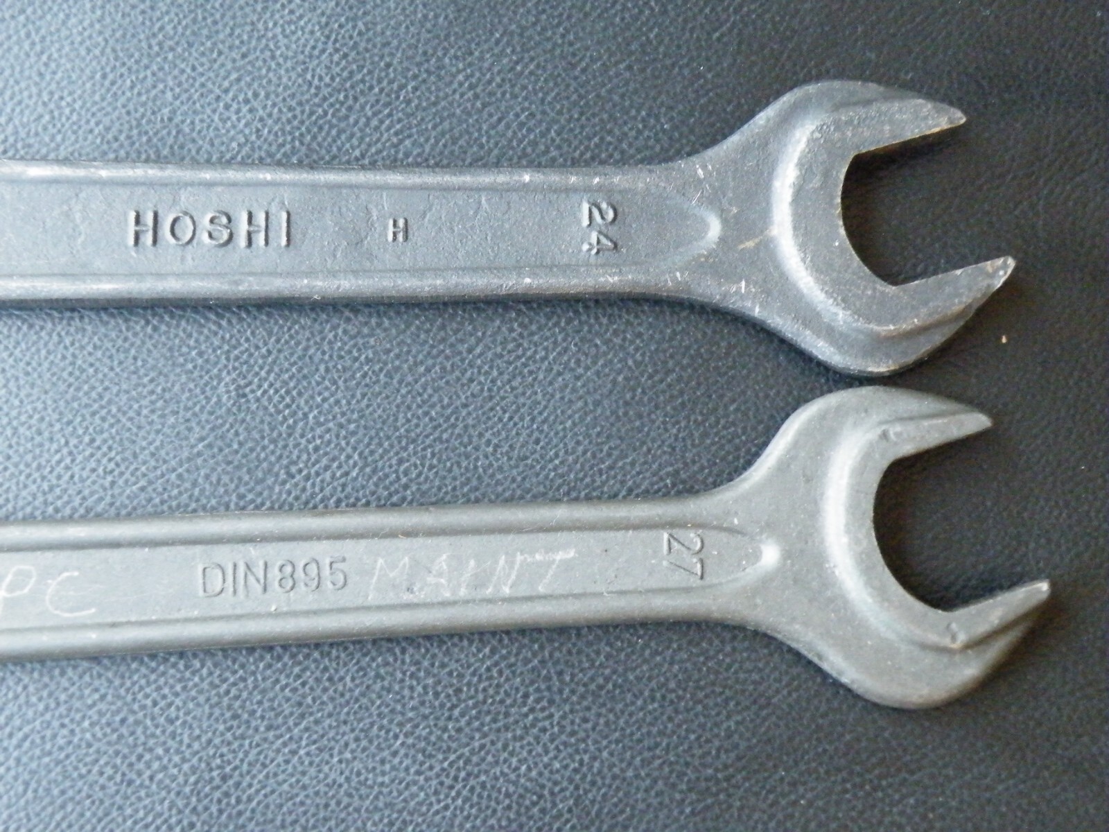 Vtg Gedore DIN895 Open Wrench 24x27mm(x2) + 27x32mm Germany + HOSHI FREE SHIP