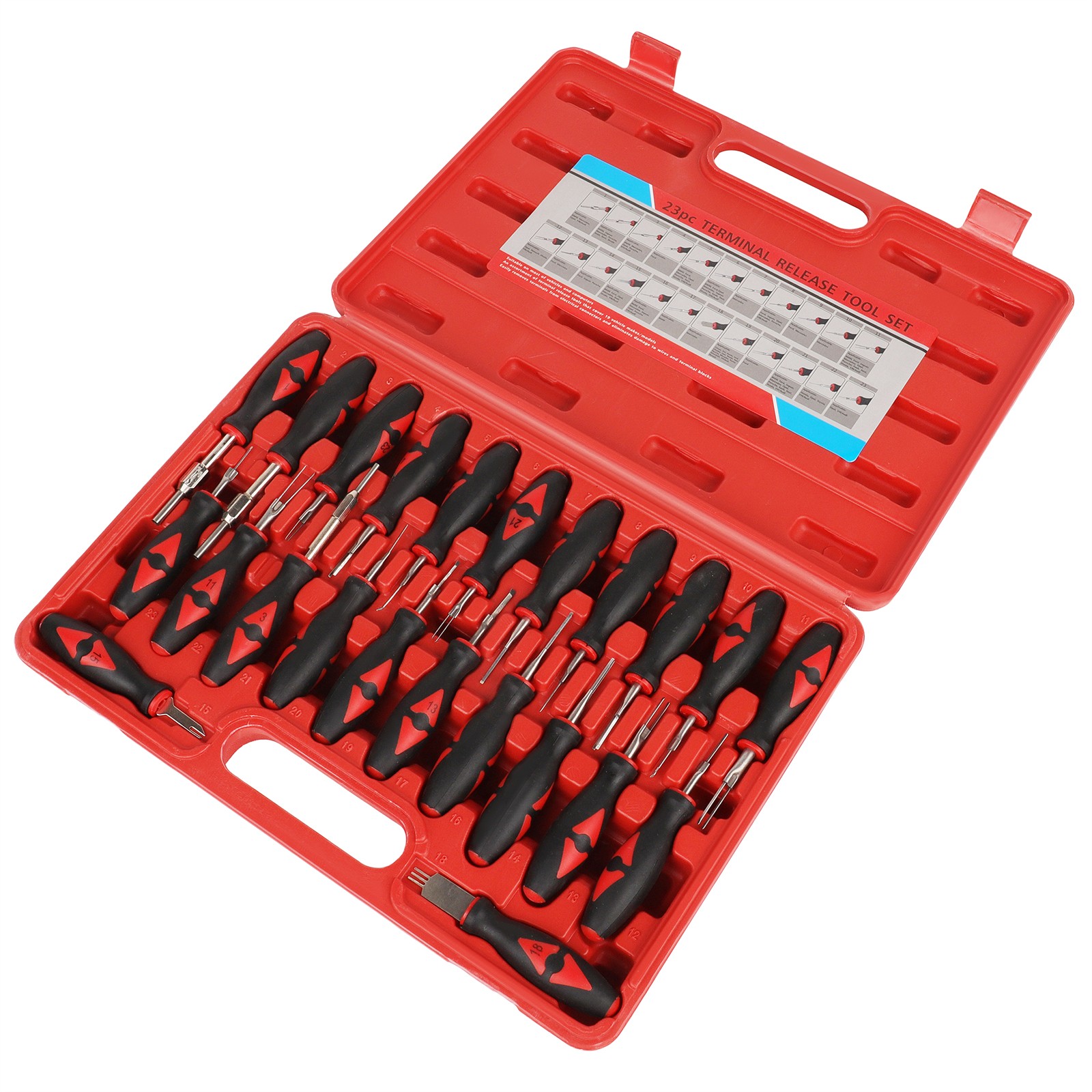 23pcs/set Universal Automotive Terminal Release Removal Remover Tool Kit