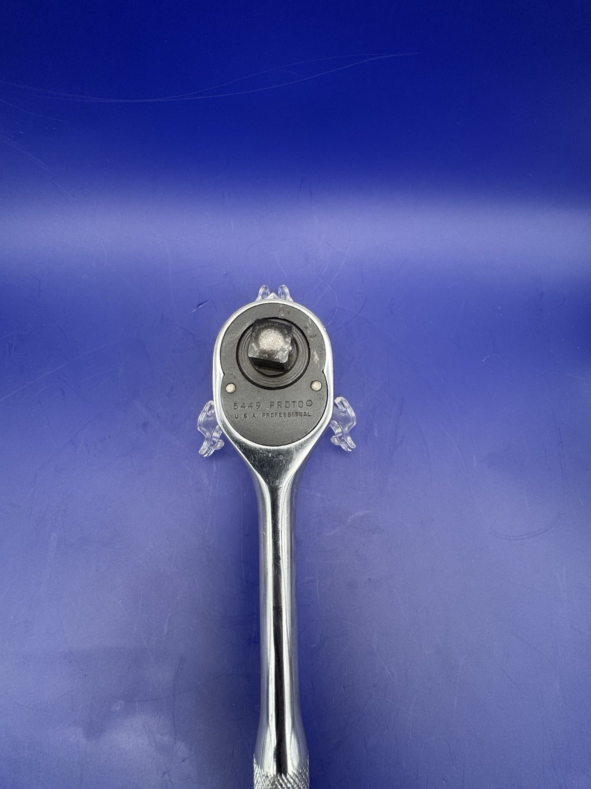 Proto Professional Rare All Chrome 1/2” Ratchet No.5449 Super Nice Made In USA