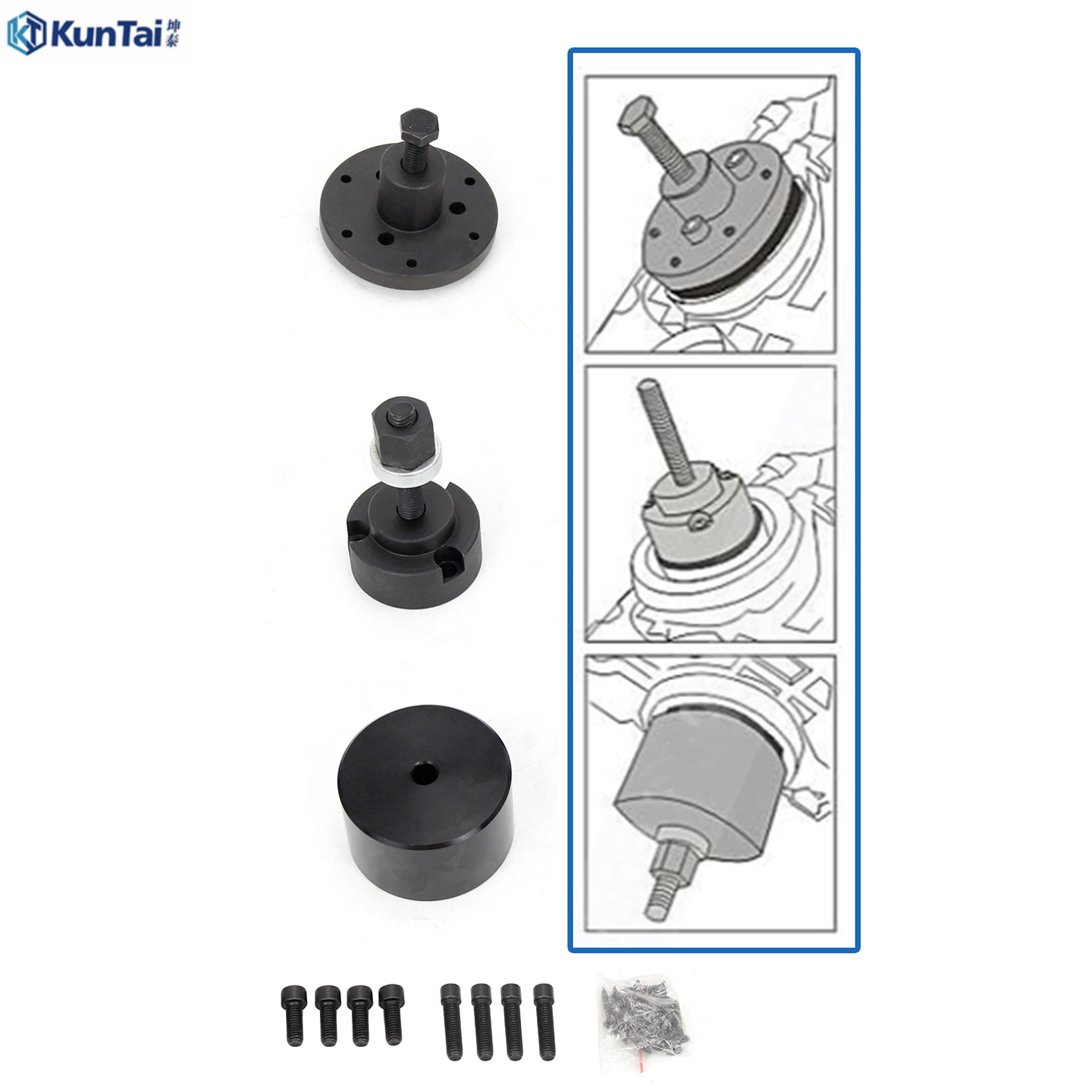 Front Crankshaft Seal Removal & Install Tool for BMW N40, N42, N45, N46, N52…