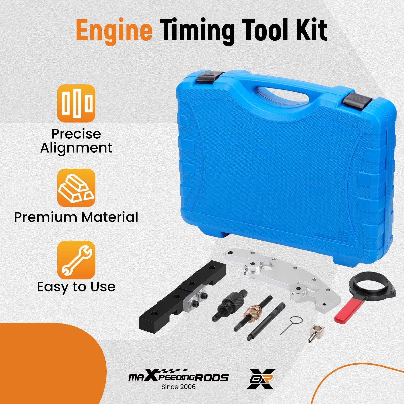BMW Timing Tool Kit for M52 M52TU M54 M56 Engines – 9-Piece Camshaft Alignment S