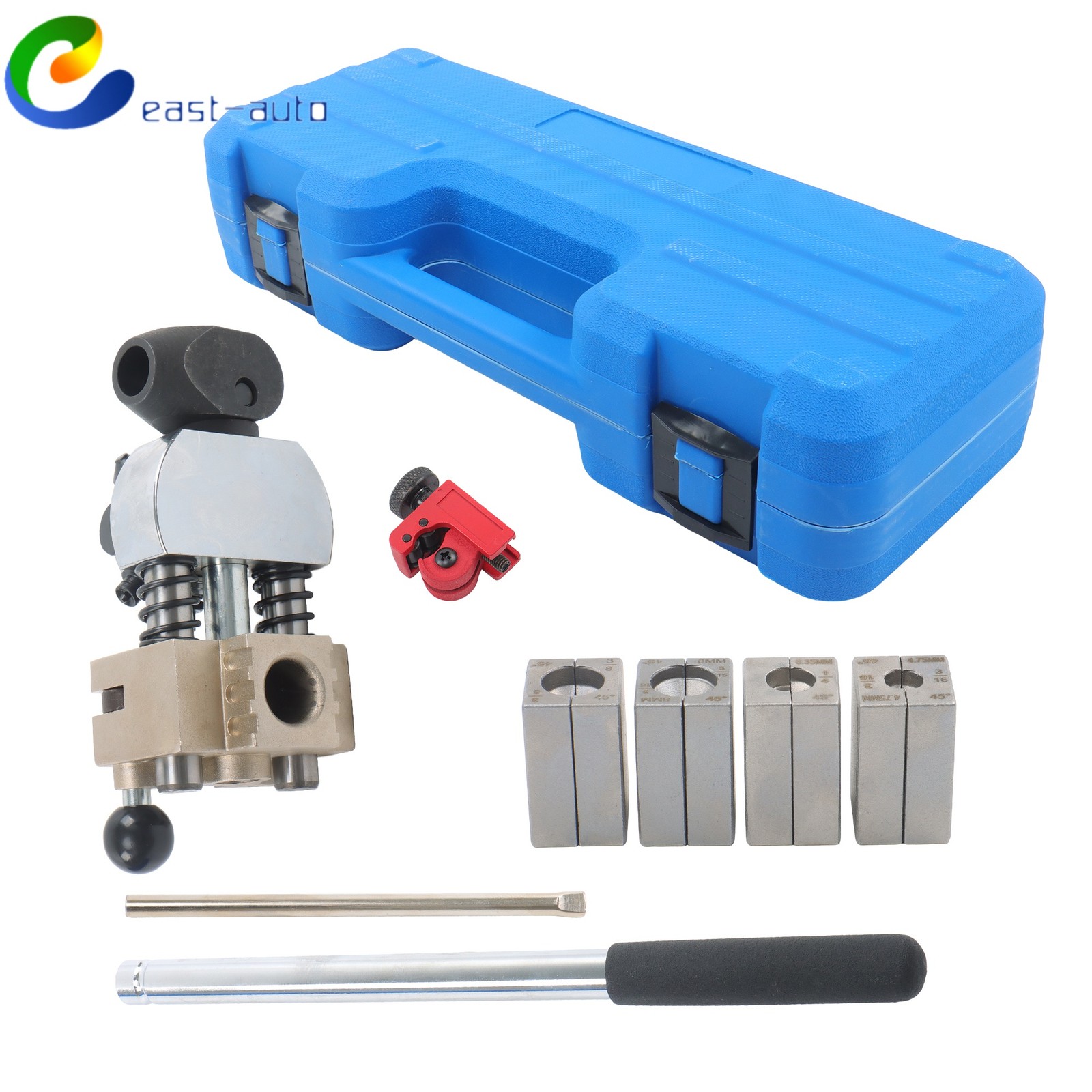 Brake Line Flaring Tool Kit Double Flaring Tool For 3/16″ 1/4″ 5/16″ 3/8″ 4.75mm