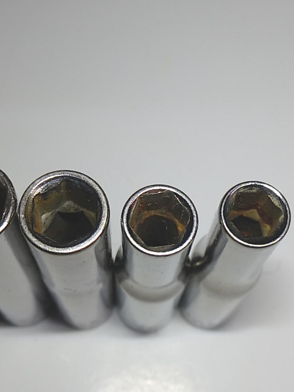 Craftsman G Series 5 Pc 1/4″ Drive SAE Deep 6 Pnt Socket Set Made In USA