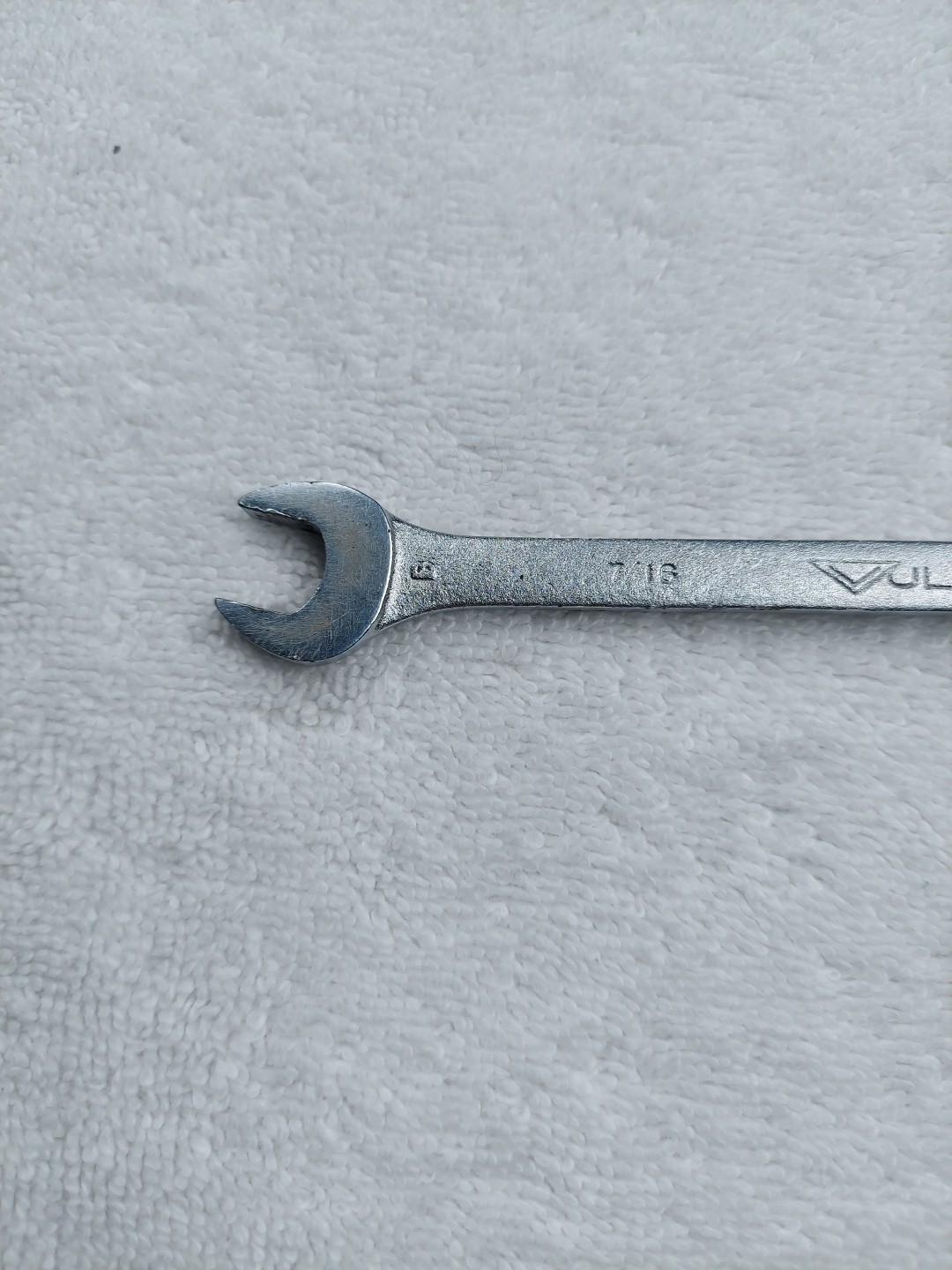 Vulcan XOE-614 7/16″ Service Wrench 6 Point Box End USA Vintage