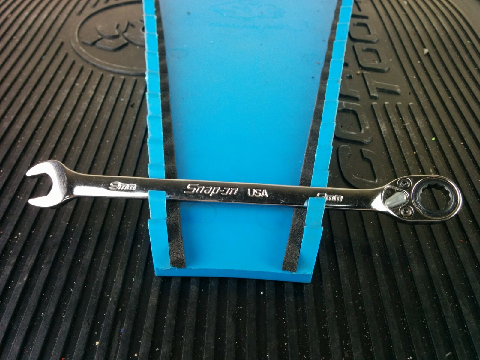 #aj588 NEW! 2019 Snap-on 9mm Metric Flank Drive Plus Ratcheting Wrench SOXRRM9
