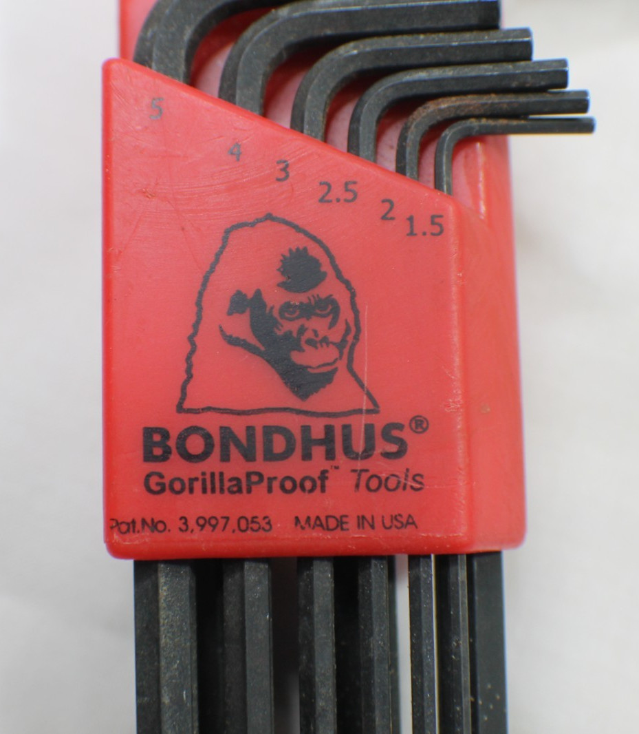 Bondhus 1.5mm-10mm Allen Wrench Set Ball End