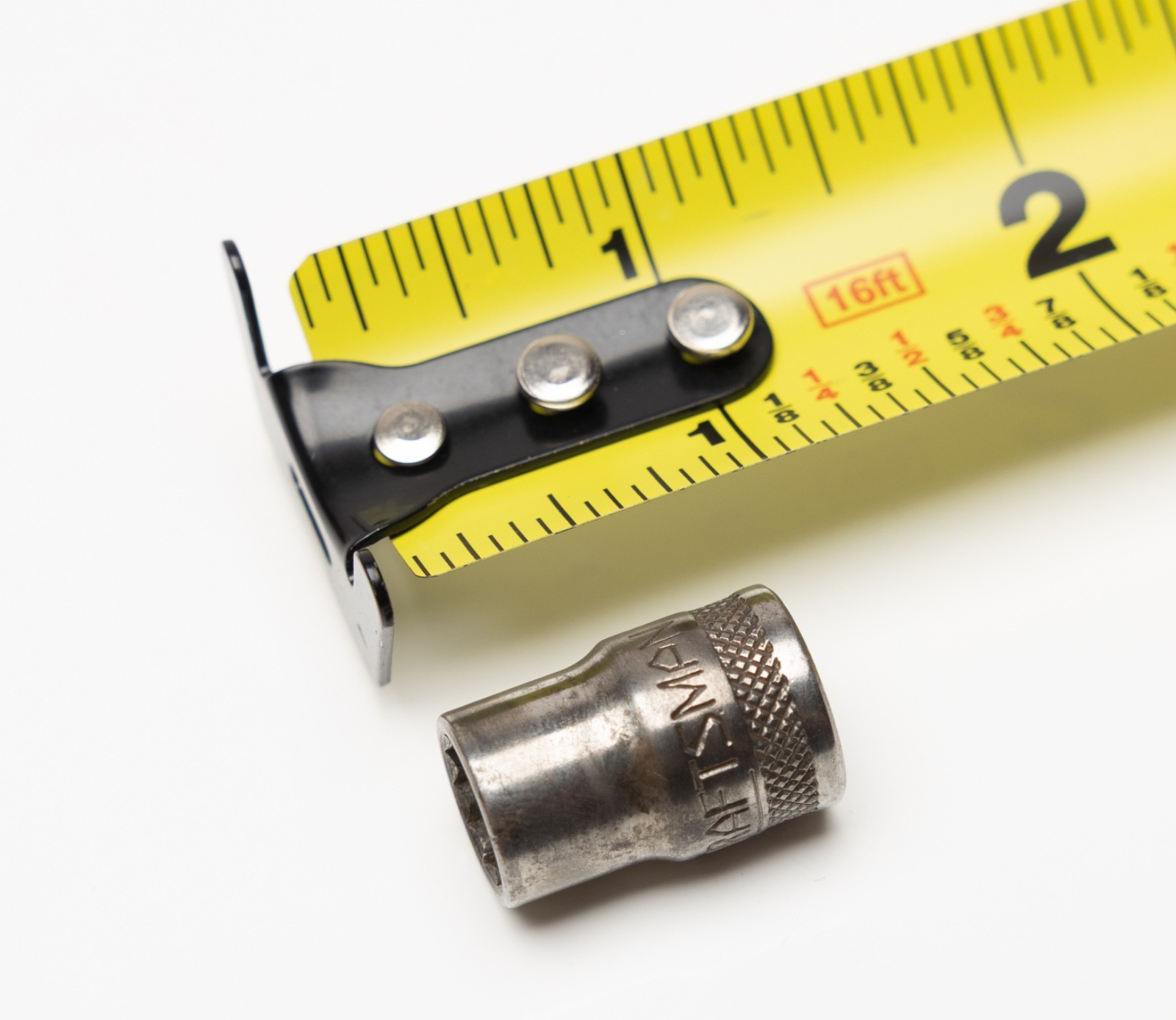 Vintage Antique Craftsman BE Series 11/32 SAE 12-Point 1/4″ Drive Wrench Socket