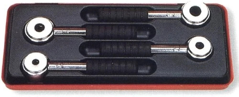 KOKEN Ratchet Stud Puller Set(Short) 1201 Size:6,8,10,12 Rubber Handle Japan