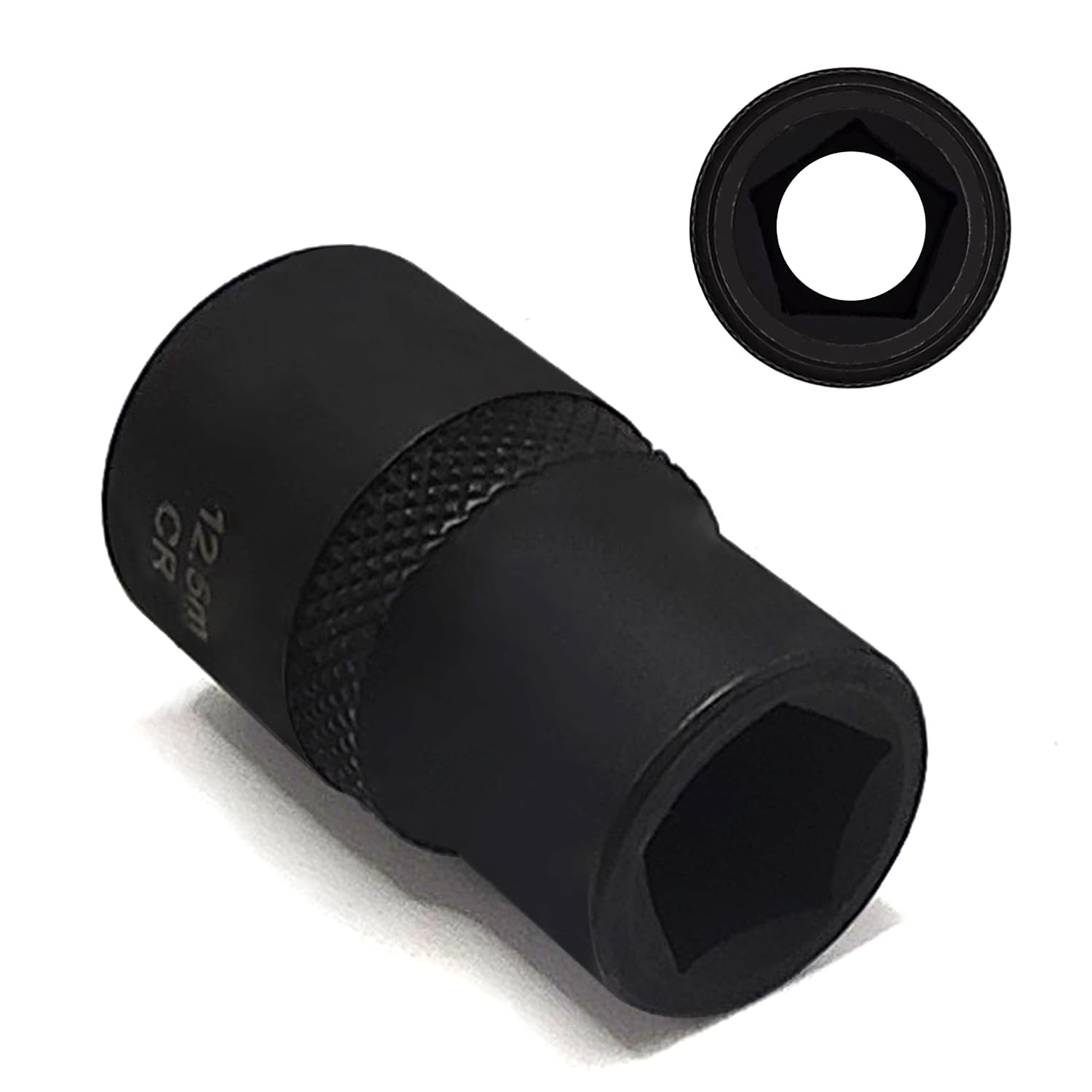 12.5mm 1/2″ 5 sided pentagon sockets for Nissian Balance Socket, Black