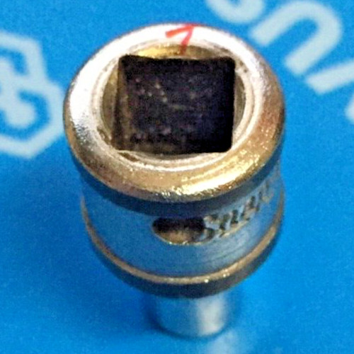 Snap-On TMM4 Metric 4mm Short Chrome Socket 1/4”dr 6pt 1″L Canada Good 8/10 T