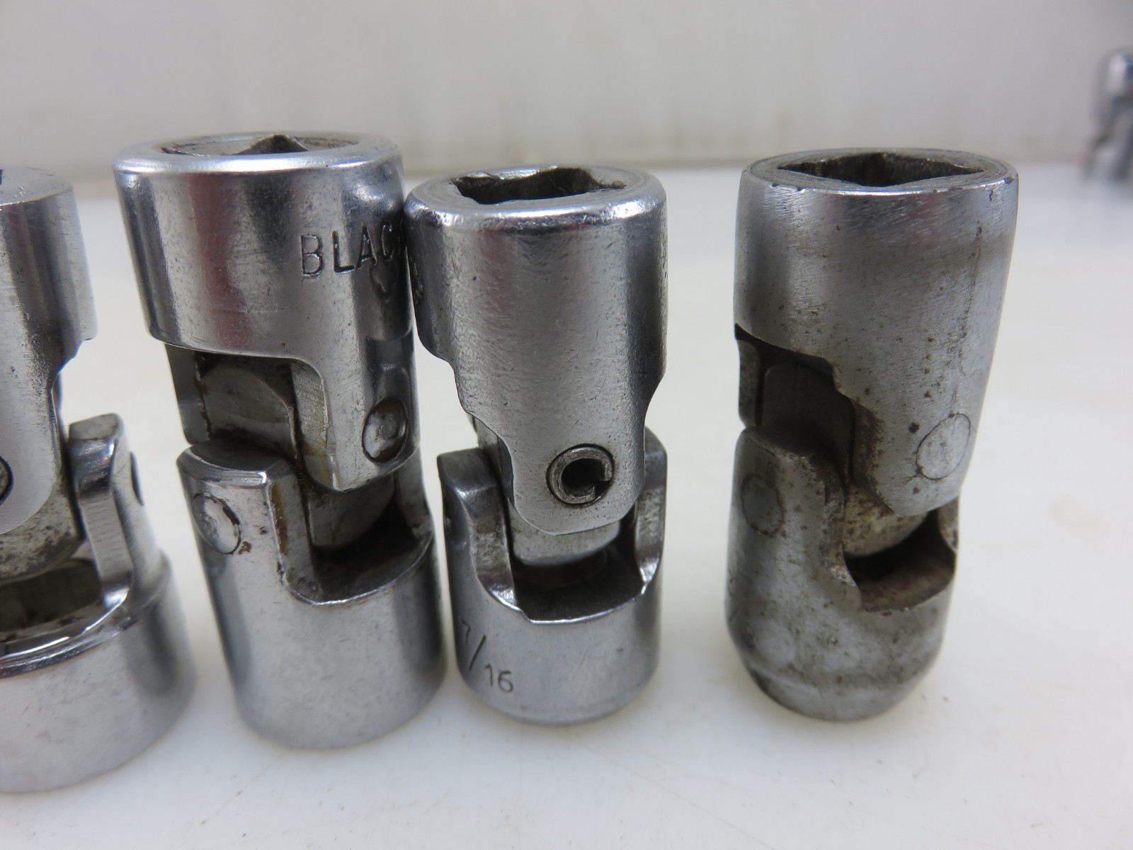 Wright Proto Others Etc. Swivel Flex Joint Socket Set 6pc 12pt 3/8″-11/16″ Set