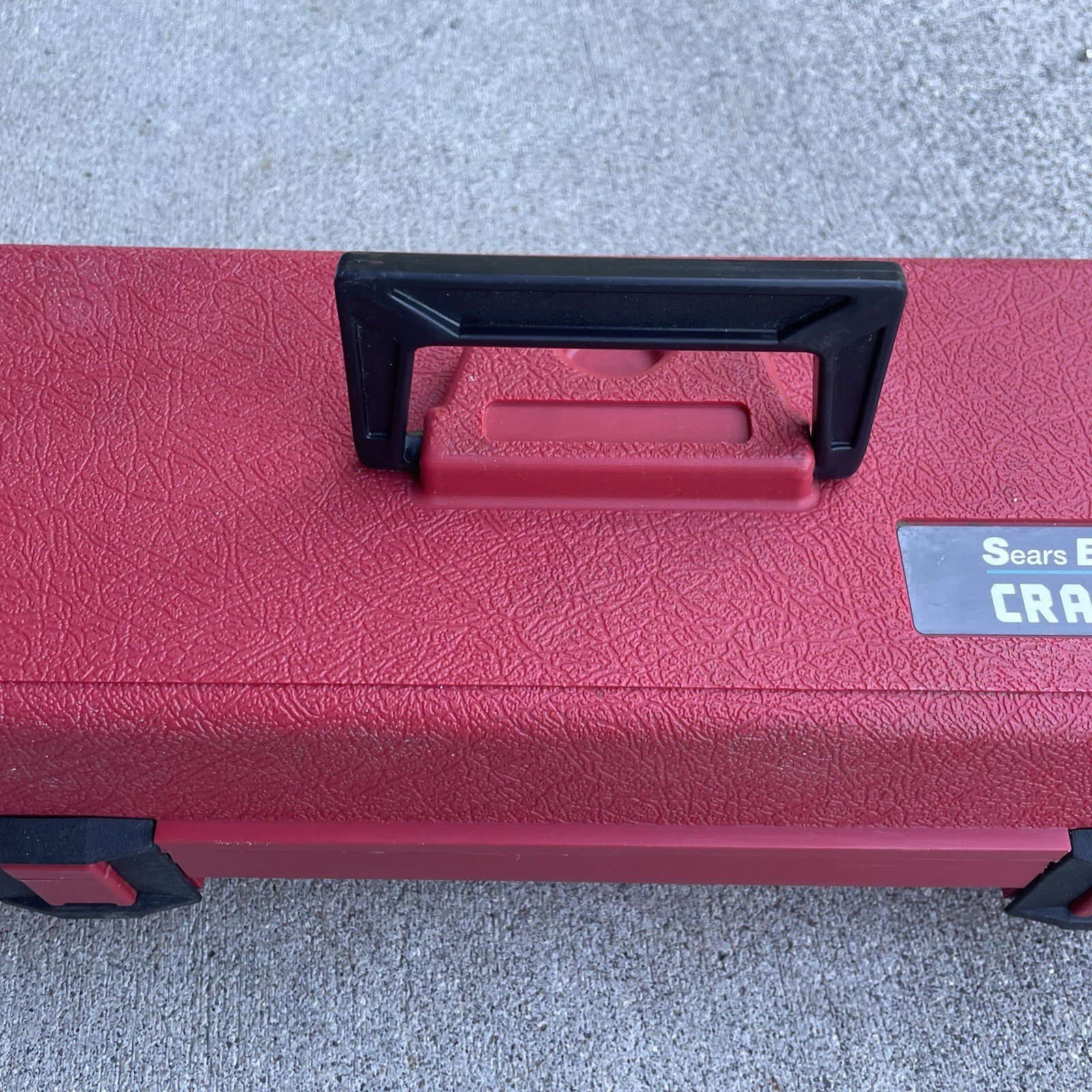 Vintage Sears Best Craftsman USA 18.5″ Red Permanex Tool Box Case