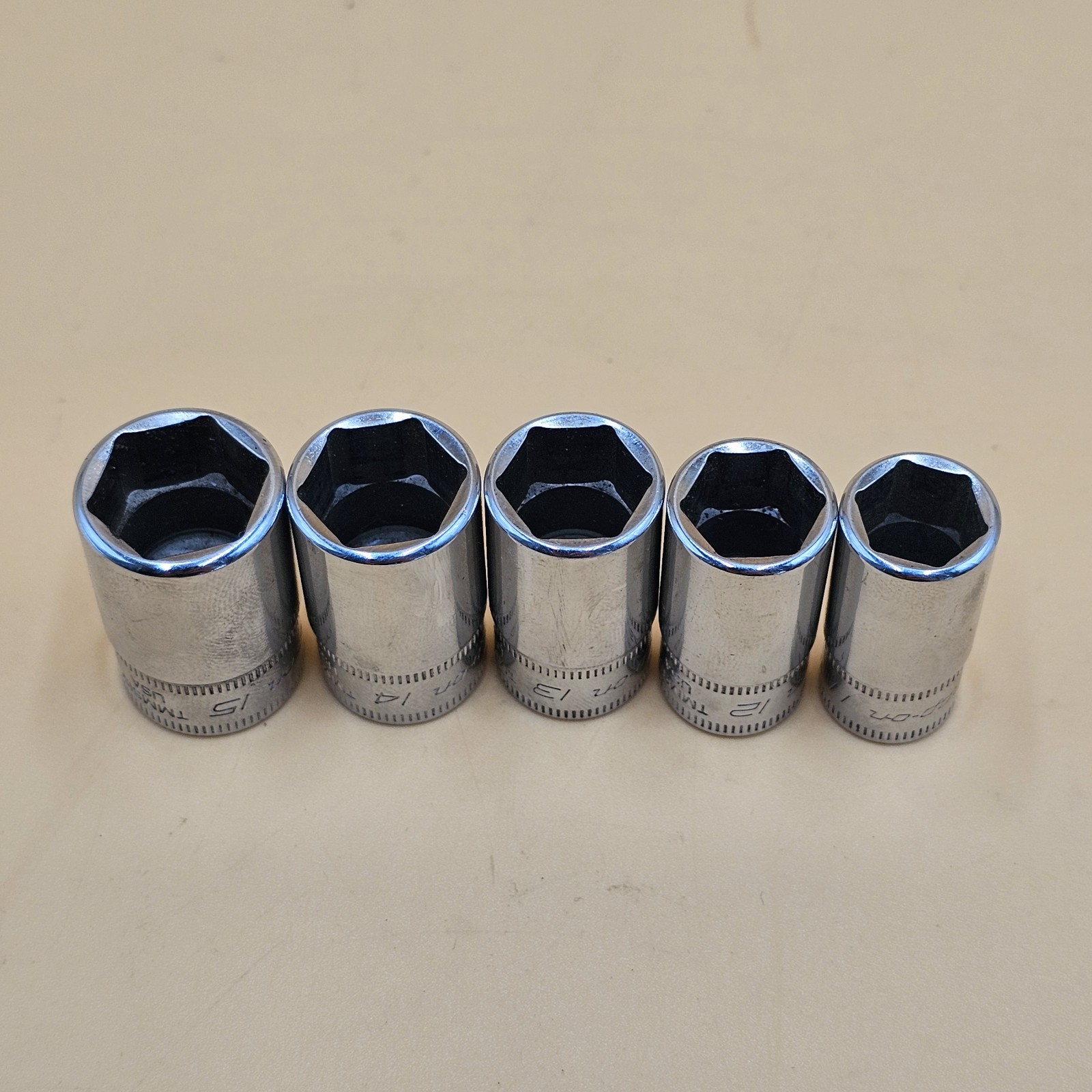 Snap On 5pc 1/4″ Drive Socket Set TMMS11-TMMS15