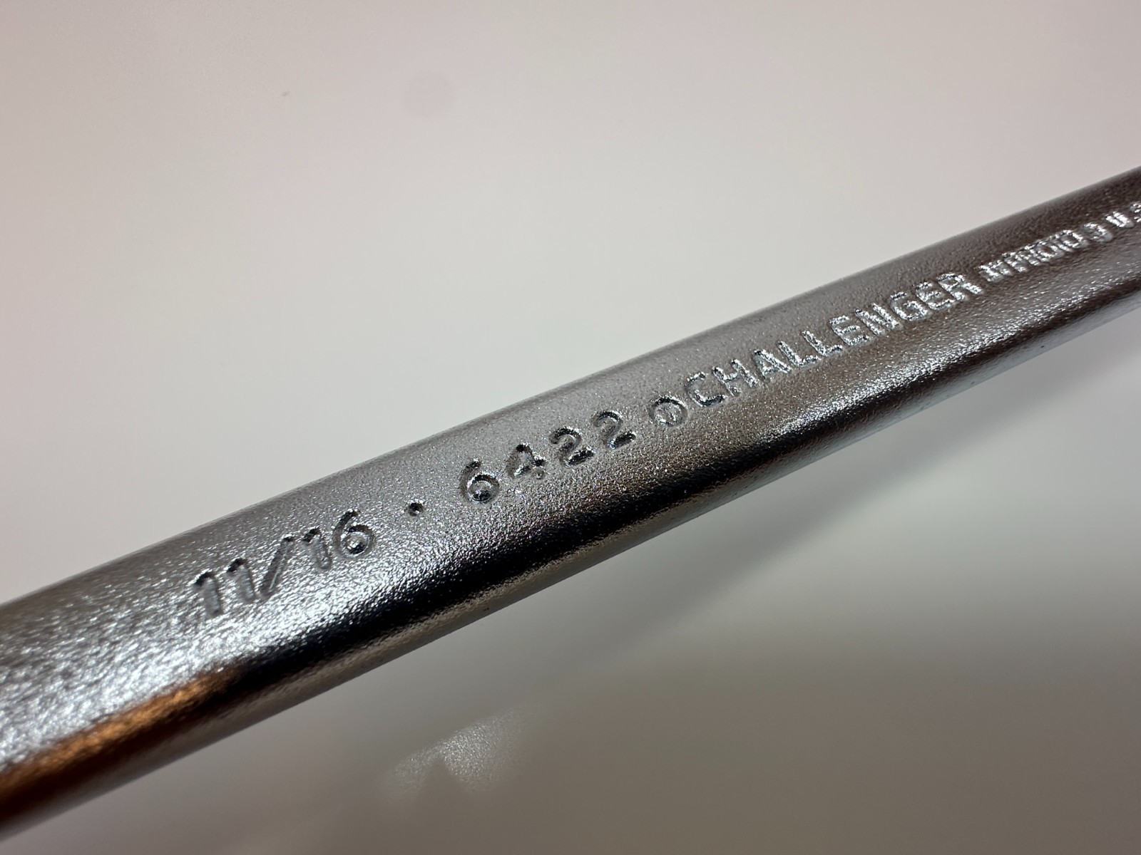 🇺🇸 Challenger by PROTO (New NOS) 6422 SAE 11/16 x 5/8 Offset Box Wrench 12 Pt.