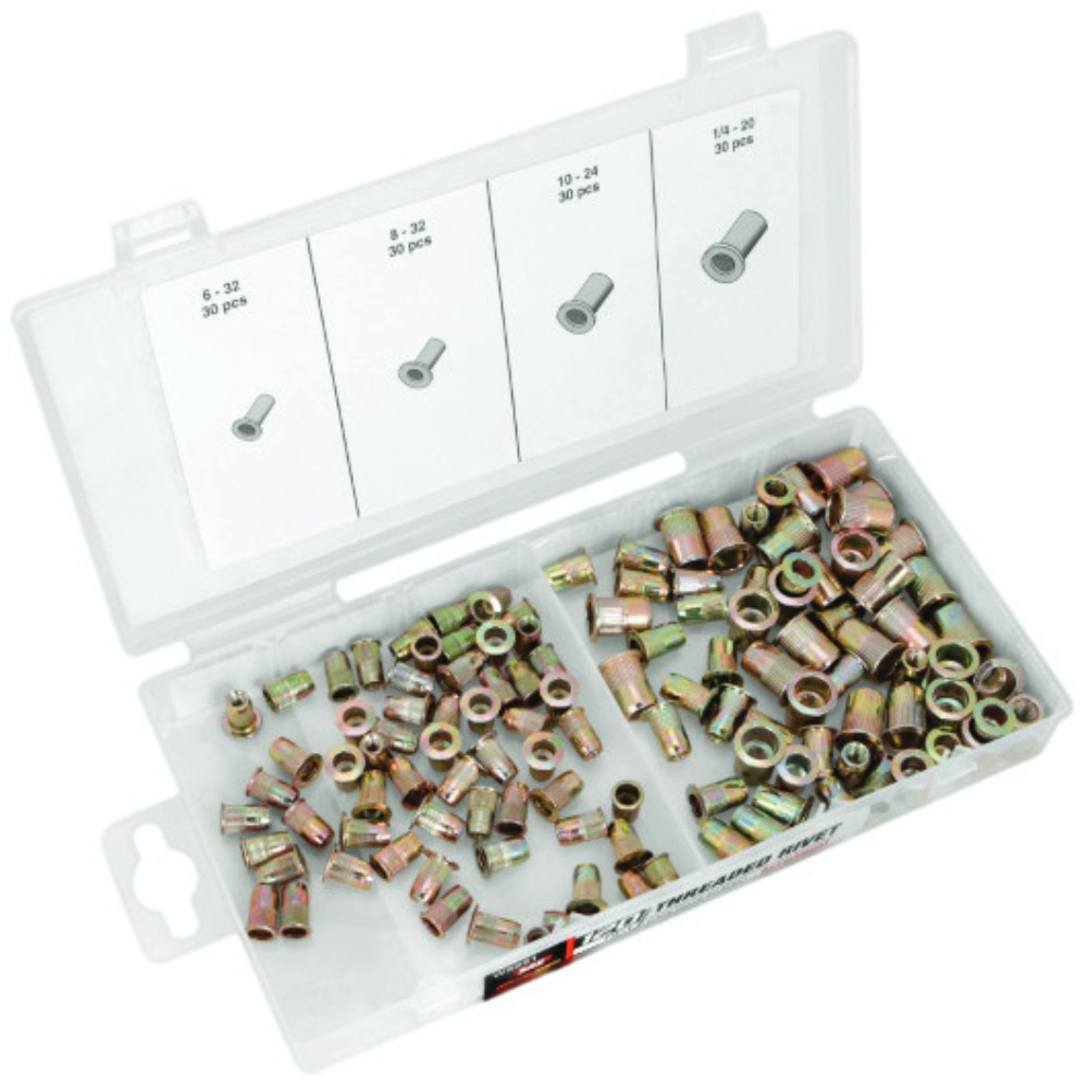 Performance Tool W5251 120pc SAE Threaded Rivets