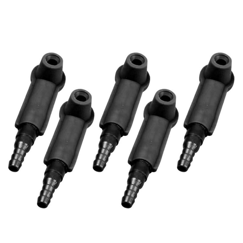 5Pcs Car Brake Fluid Bleeder Kit Universal Exchange Adapter For Easy Operation