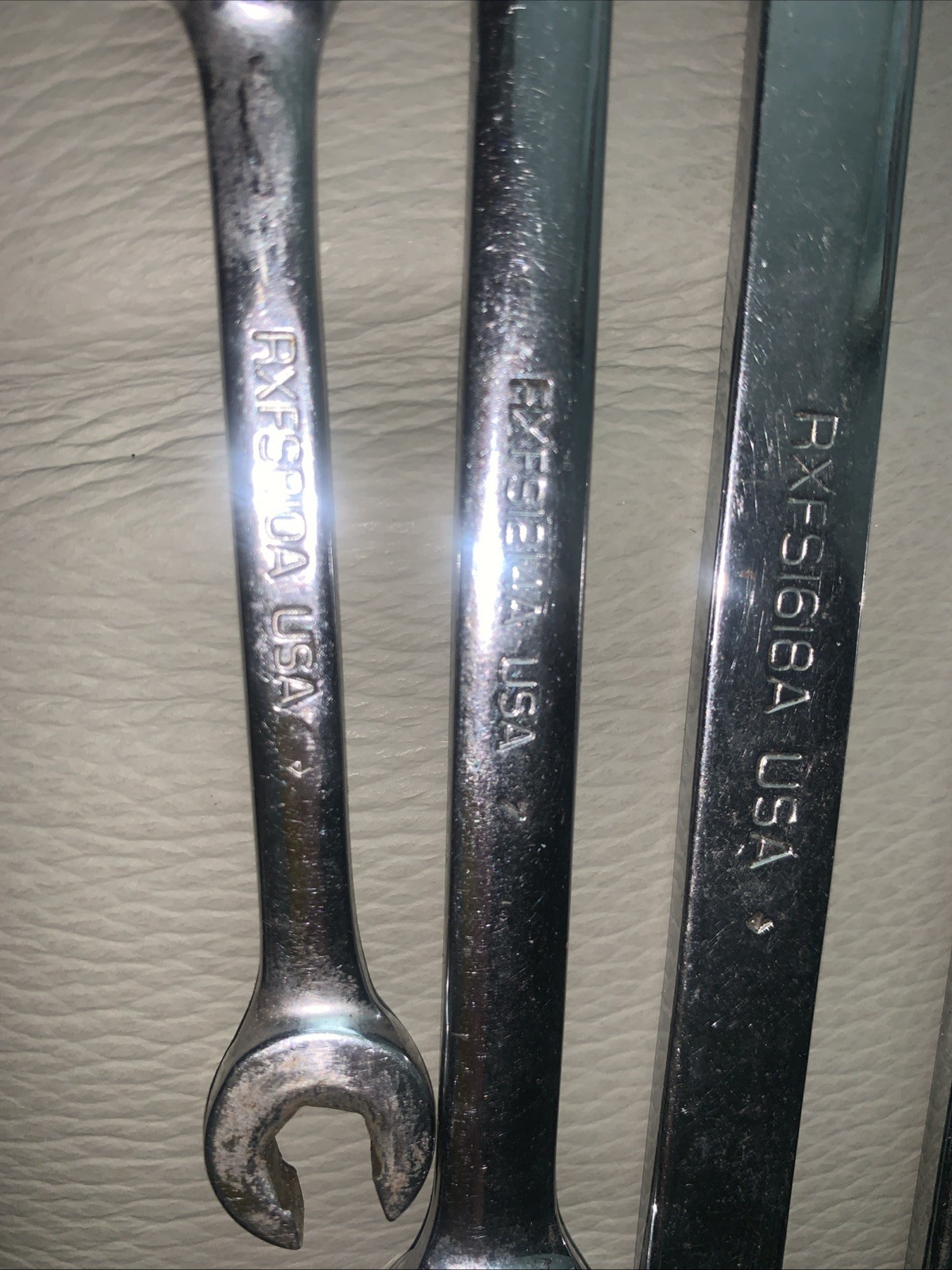 Snap-on Tools Double Flare Nut 6 Point Line Wrench Set 5-pc SAE