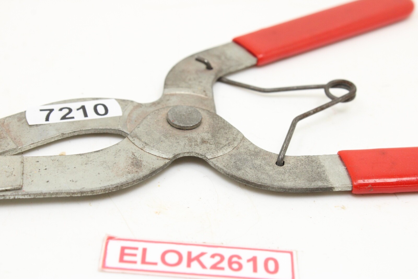 Unbranded 7″ Long Expander Pliers for Piston Rings Red Rubber Handle