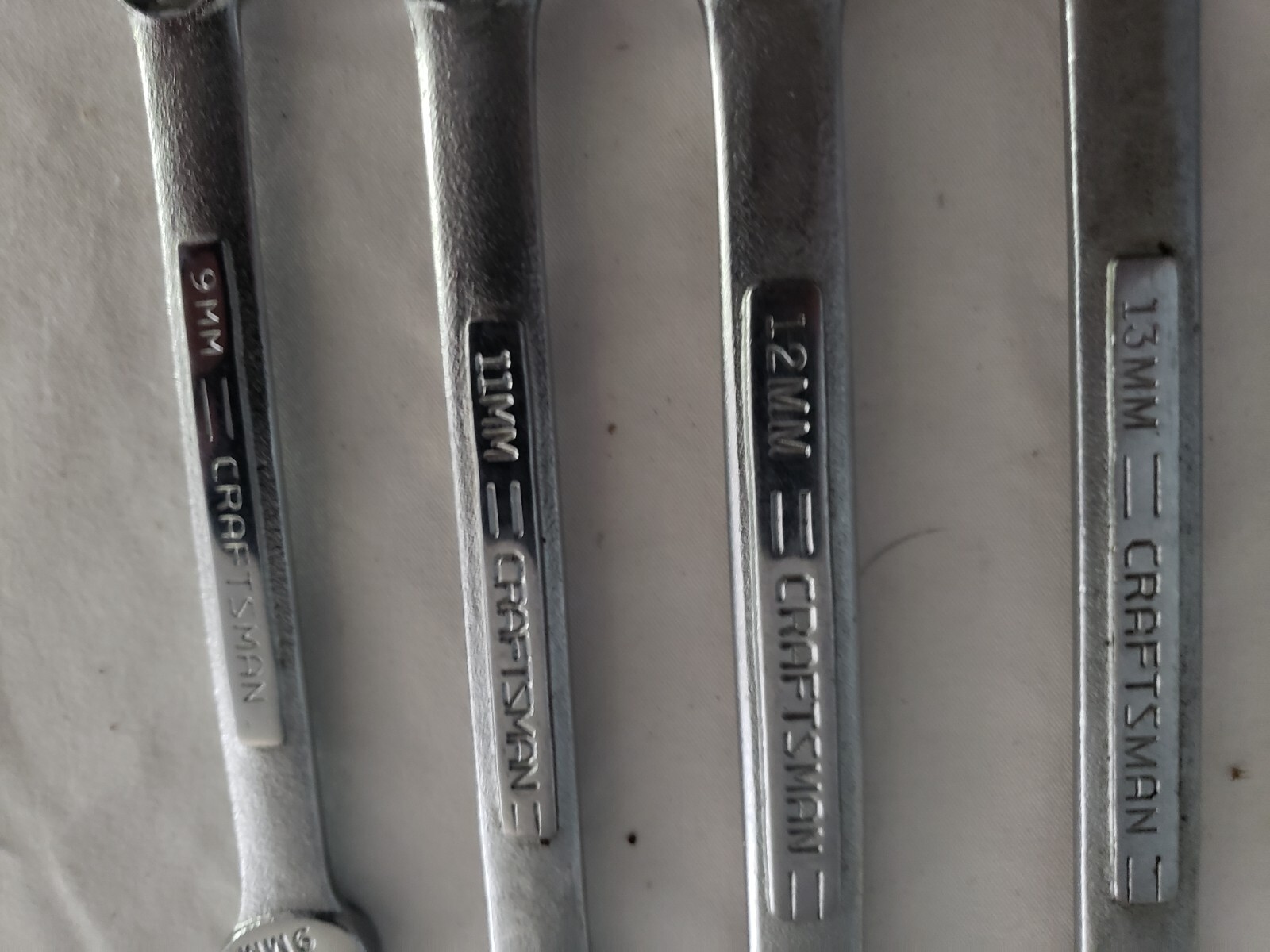 Craftsman 6pc Metric MM Combination Wrench Set (9mm-195mm Missing 10mm USA