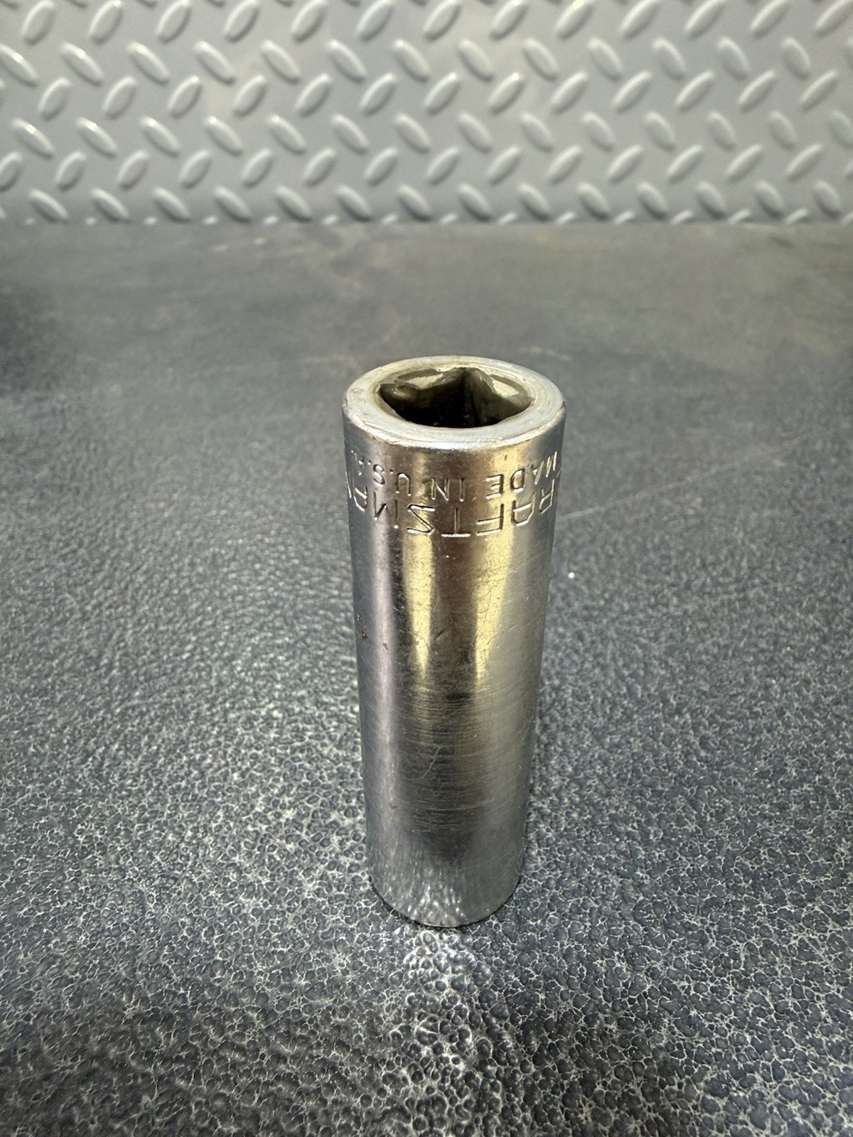 Vtg 9/16″ Craftsman VV-Series PN 43313 – 3/8 Drive 12-Point Deep Socket USA Made