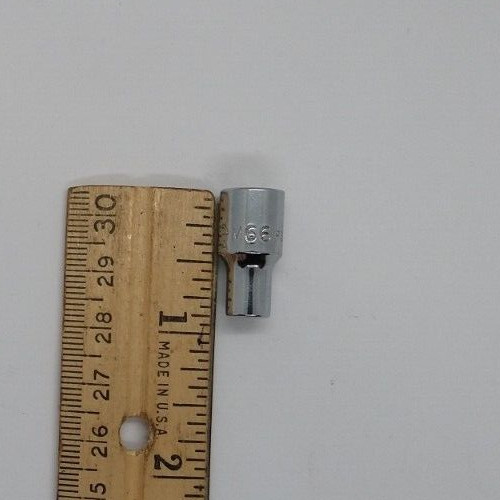 MAC Tools 1/4″ Drive 3/16″ Shallow 6 Point Socket M66 P3 Made in USA