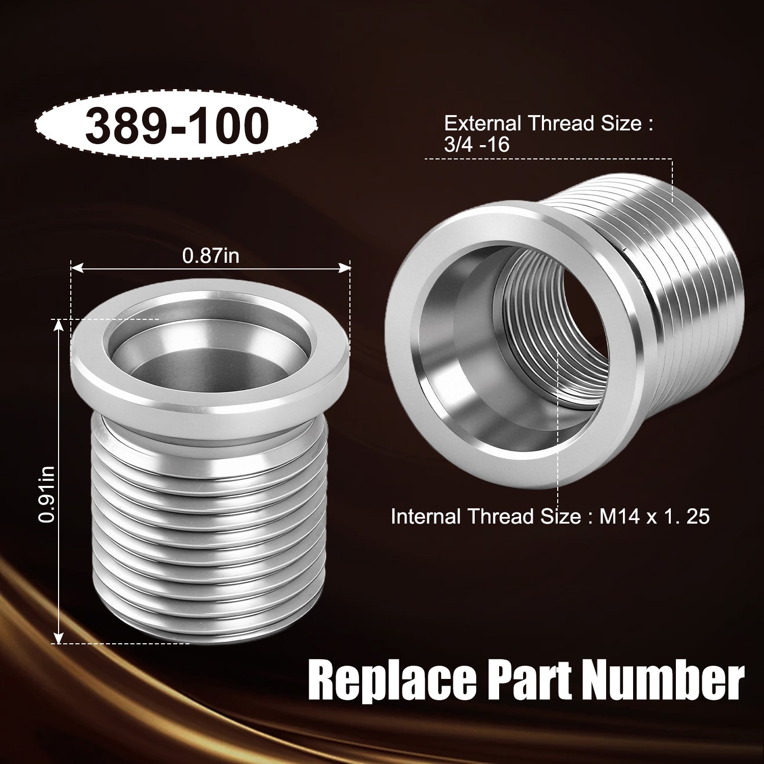 10x Stainless Steel Spark Plug Port Insert Installer Tools for Ford 4. 6L 5. 4L