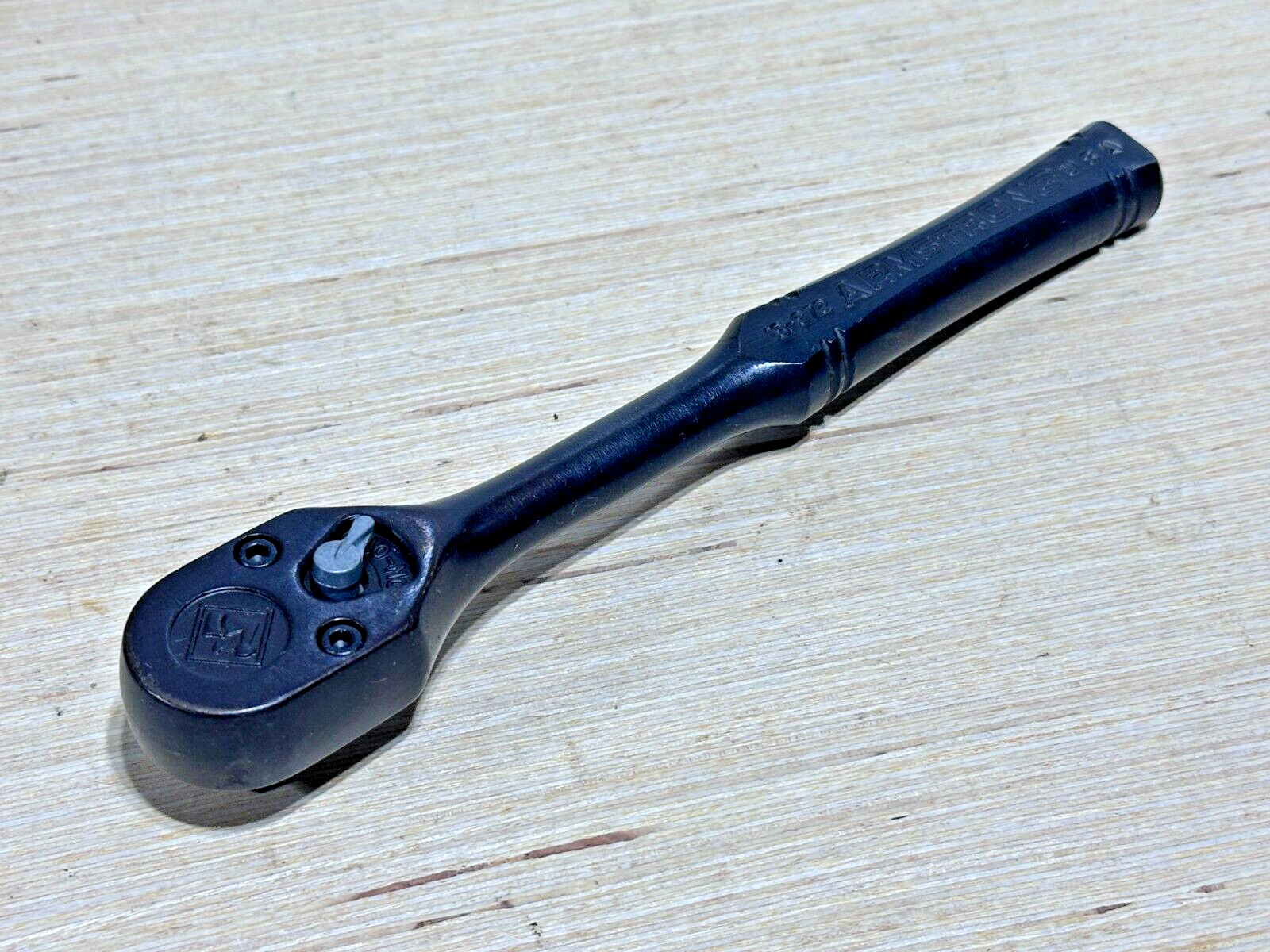 NOS Armstrong Tools USA 19-972 RARE Black Industrial Finish 3/8″ Drive Ratchet
