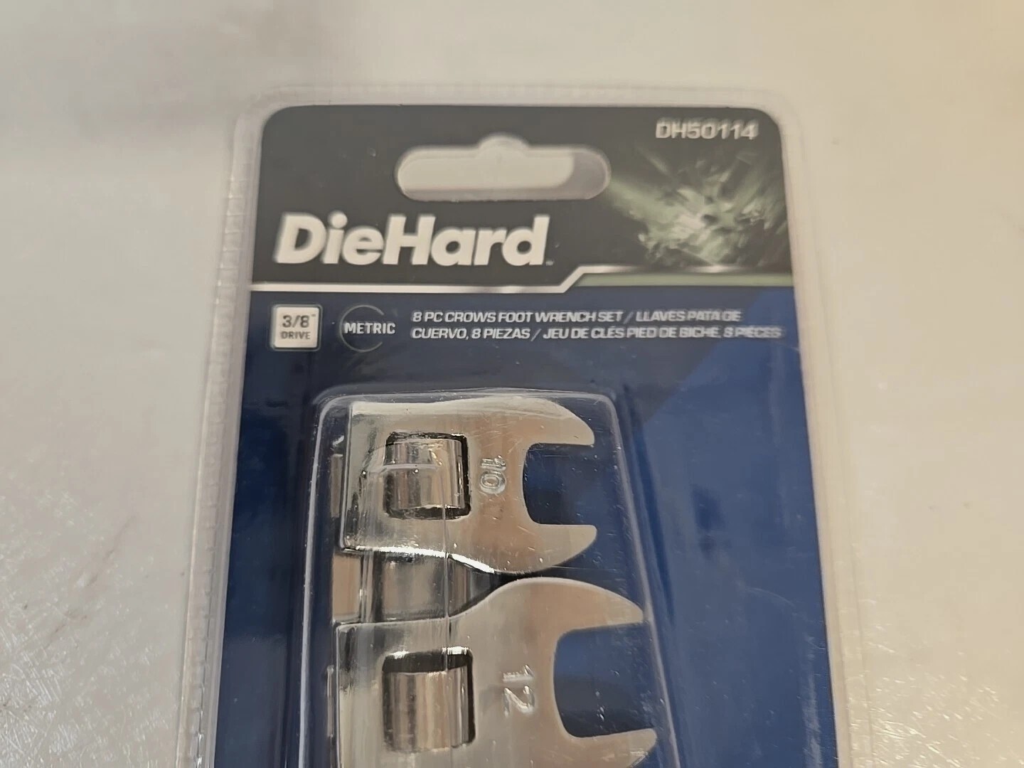 DieHard 8-Piece Crows Foot Wrench DH50114 3/8” Drive Metric